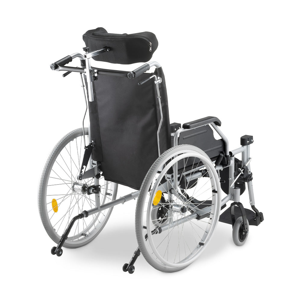 Cadeira de Rodas Tetra Reclinável com Encosto e Cinto até 130 Kg D700 - Dellamed