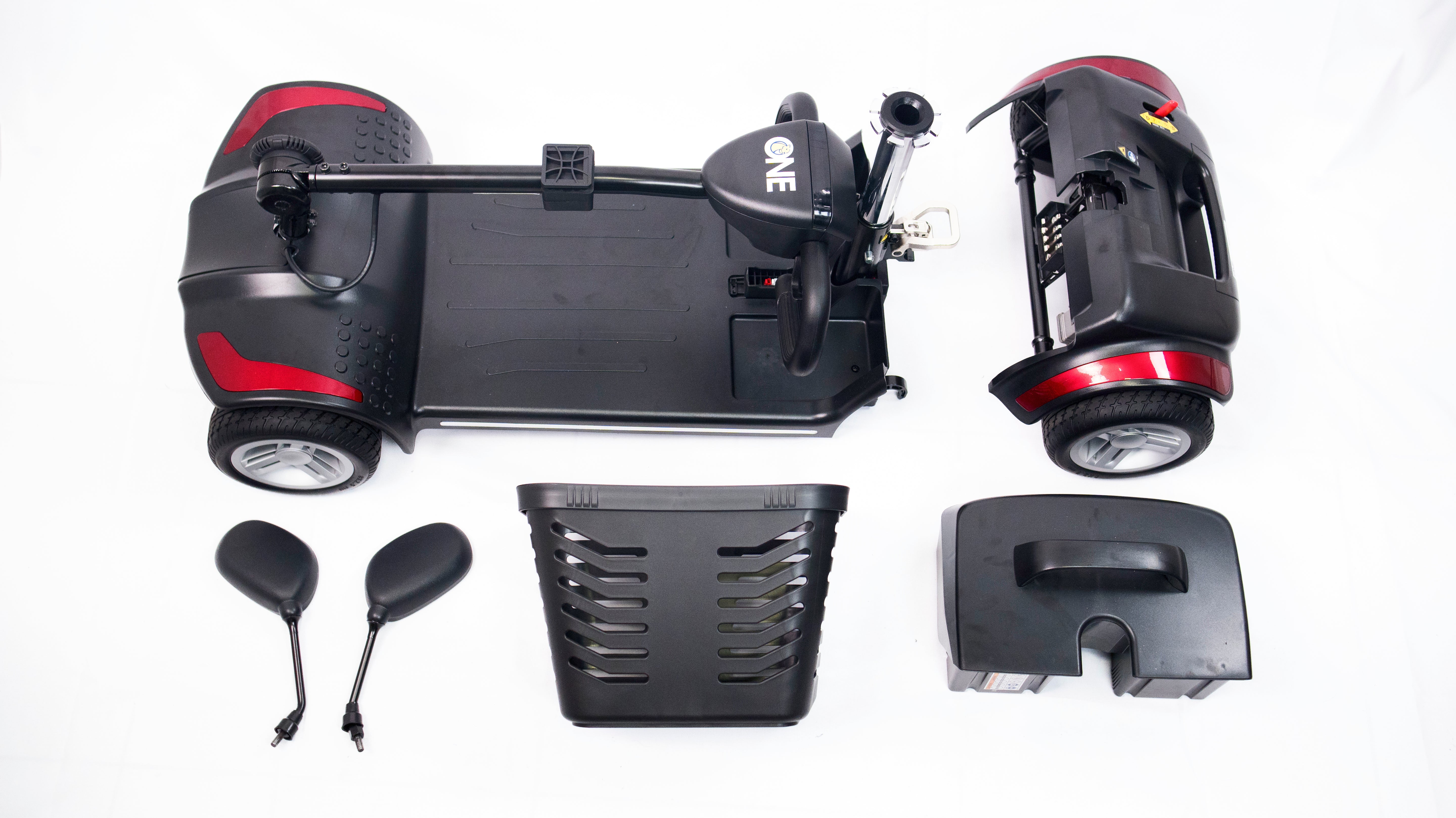 Cadeira de Rodas Motorizada Scooter Elétrica Dobrável até 136kg - Loh Medical
