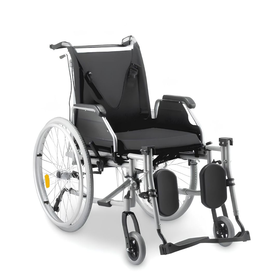 Cadeira de Rodas Tetra Reclinável com Encosto e Cinto até 130 Kg D700 - Dellamed - OUTLET