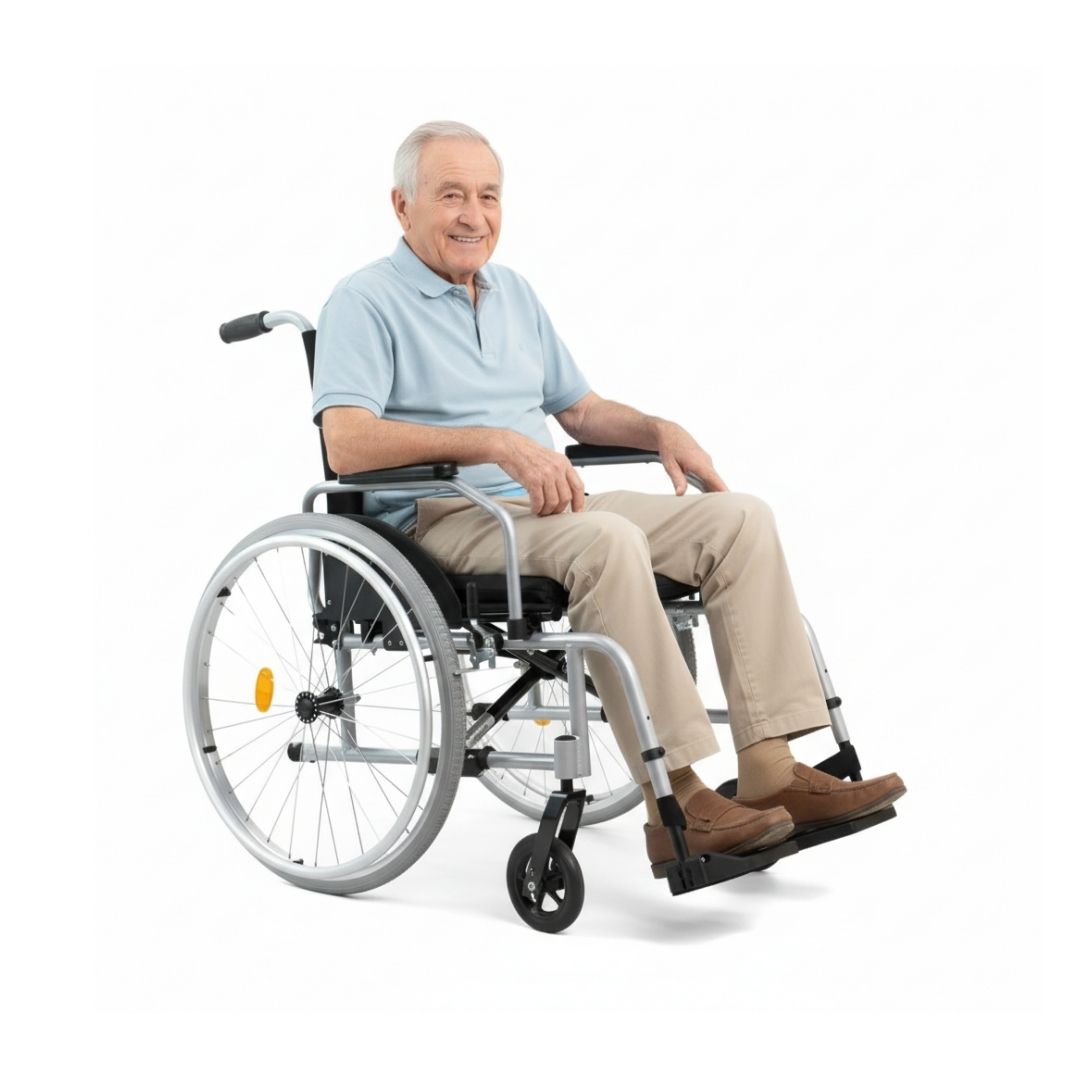 Cadeira de Rodas Dobrável Alumínio Start C1 Economy Polior