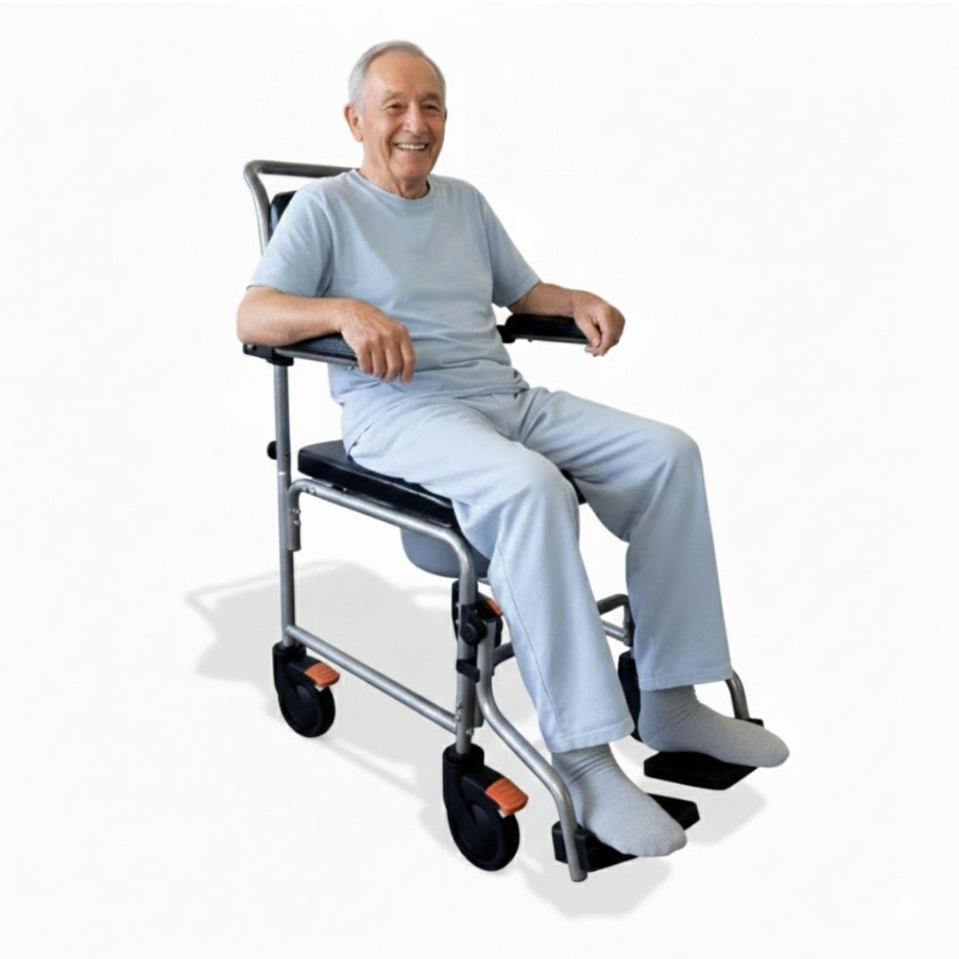 Cadeira de Banho Alumínio Mônaco - Supermedy