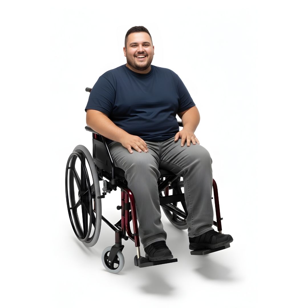 Cadeira de Rodas Elite Plus Obeso até 130Kg 52cm Prolife