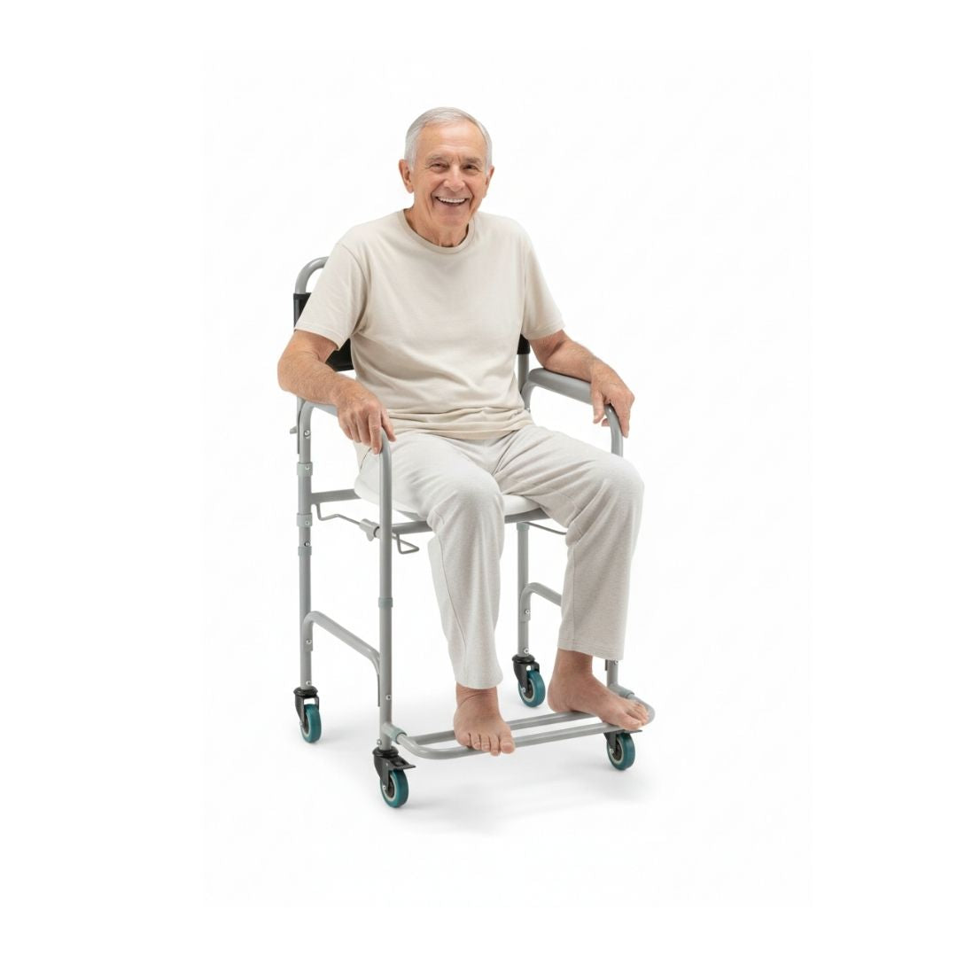 Cadeira de Banho Higiênica Dobrável Até 100 Kg D30 Dellamed