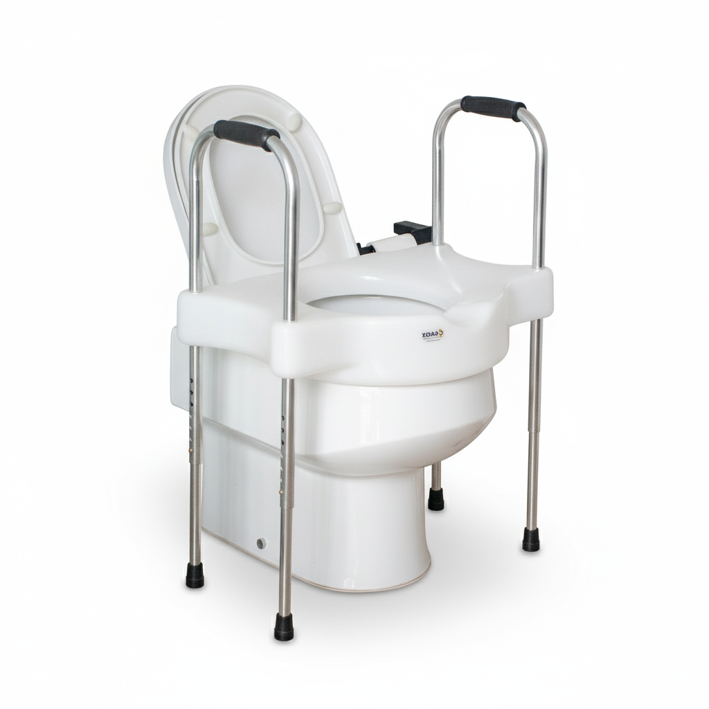 Assento Elevado Sanitário Sit V com Apoio Ajustável Carci