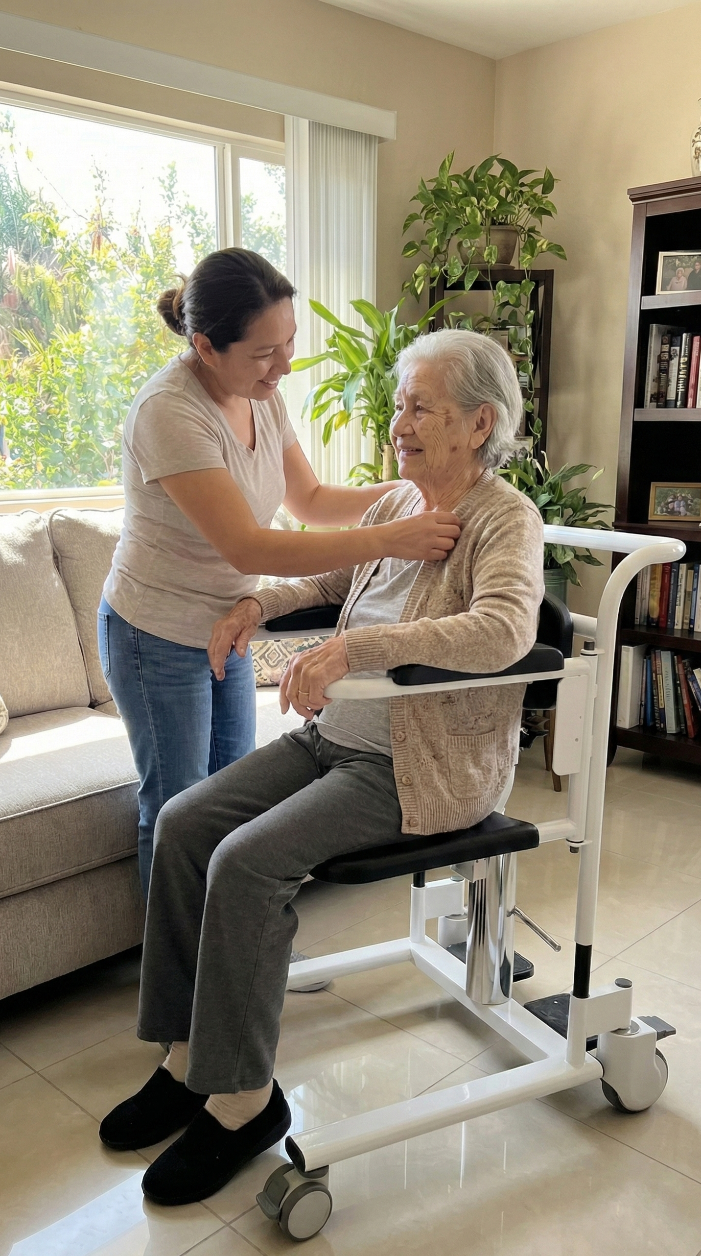 Cadeira Higiênica de Transferência c/ Coletor- Supermedy