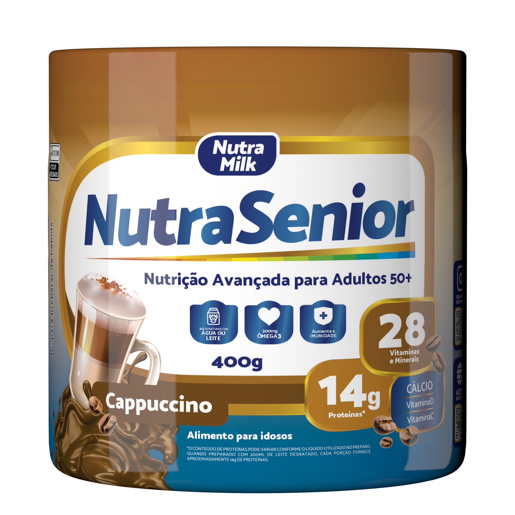 Nutra Senior Adulto 50+ Complemento Alimentar 400g + E-book