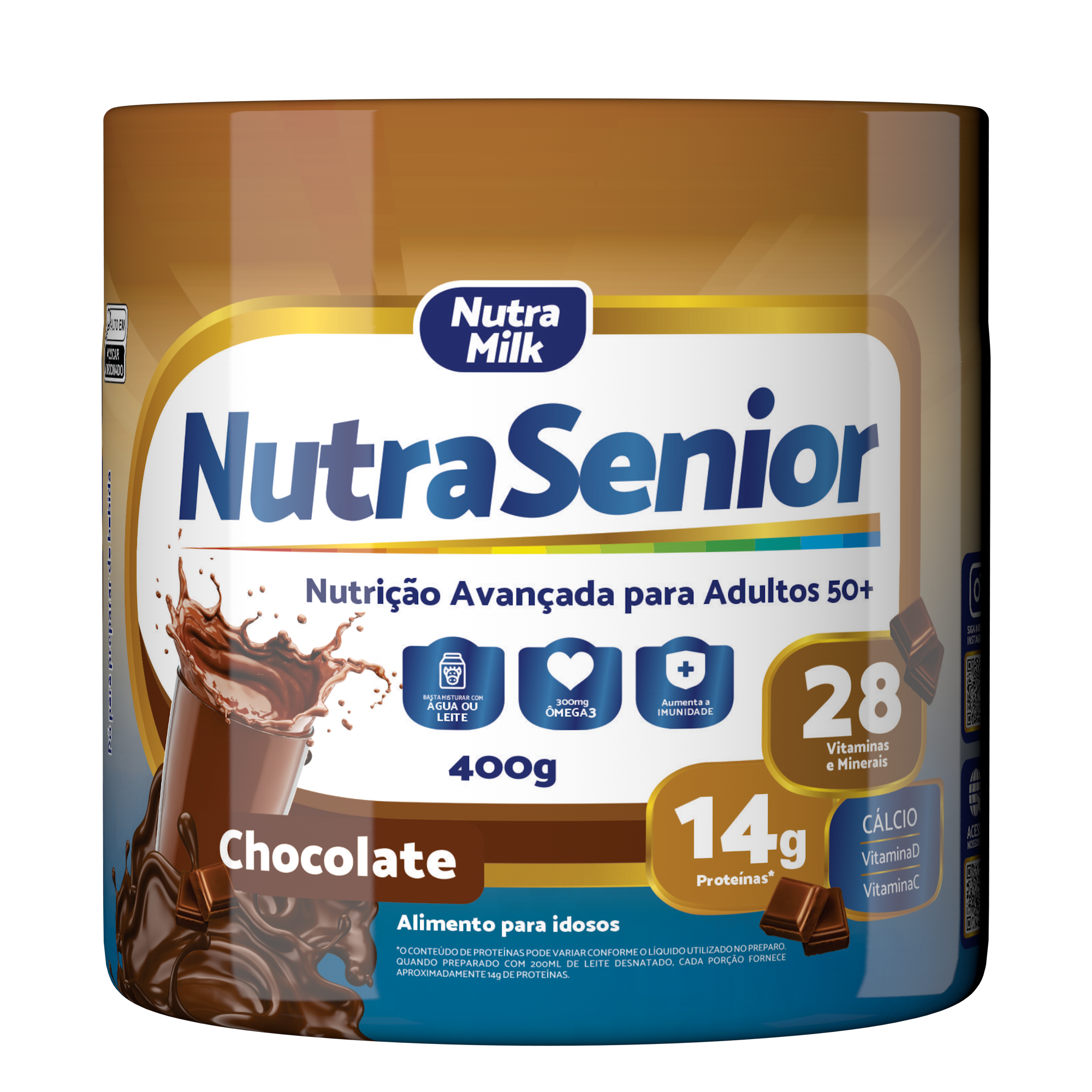 Nutra Senior Adulto 50+ Complemento Alimentar 400g + E-book