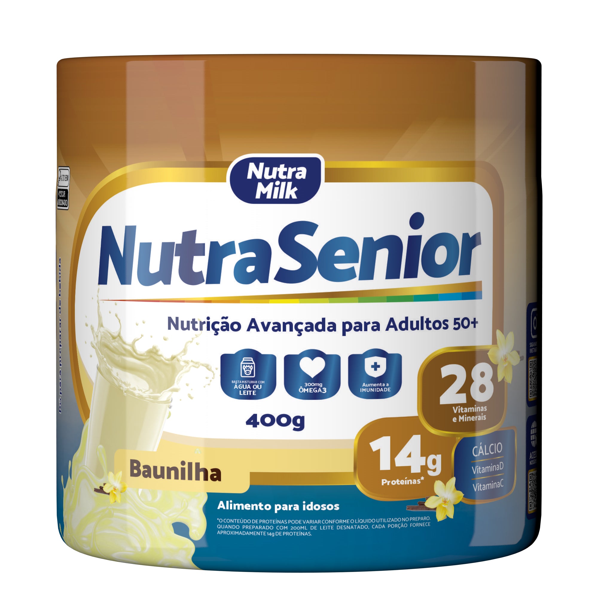 Nutra Senior Adulto 50+ Complemento Alimentar 400g + E-book