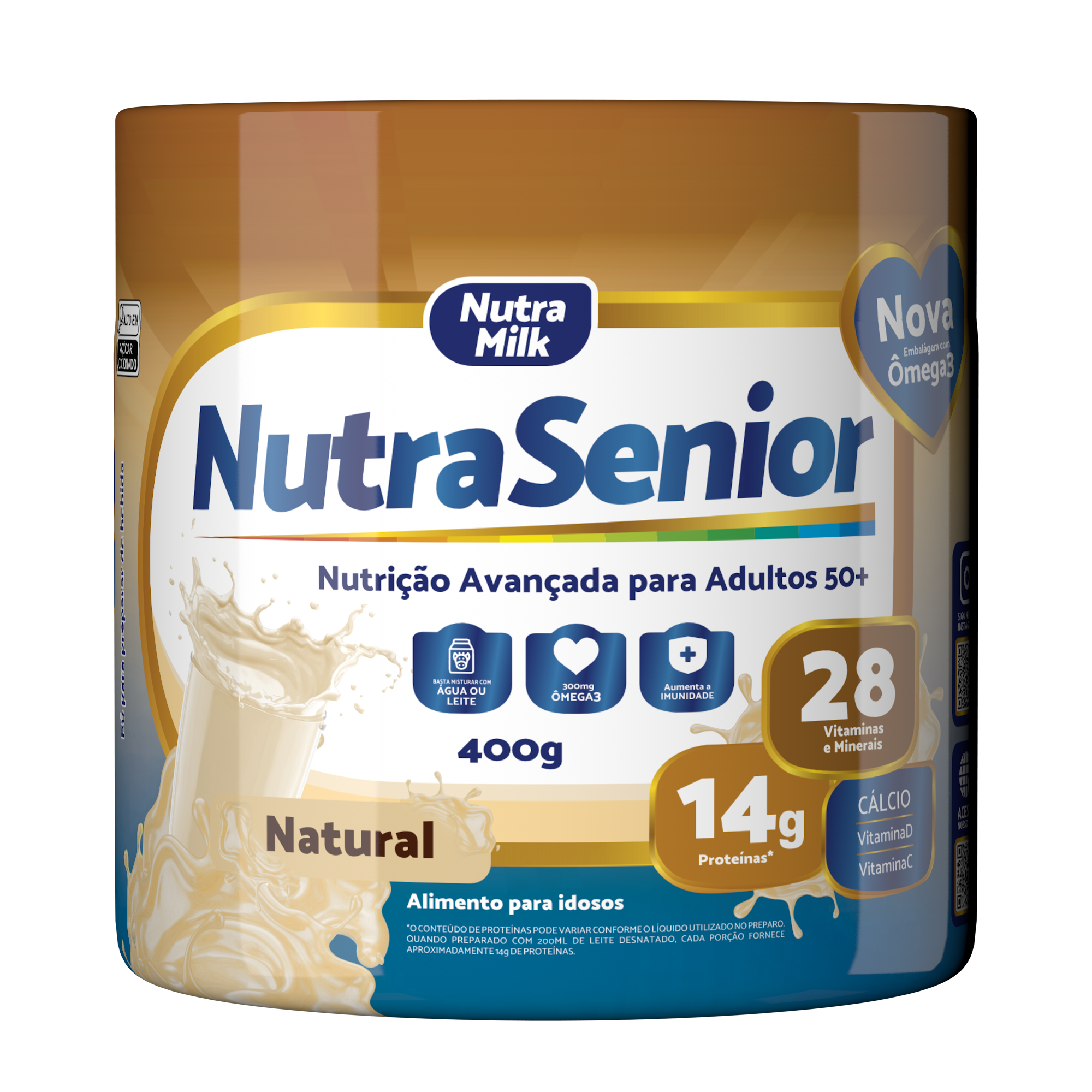 Nutra Senior Adulto 50+ Complemento Alimentar 400g + E-book