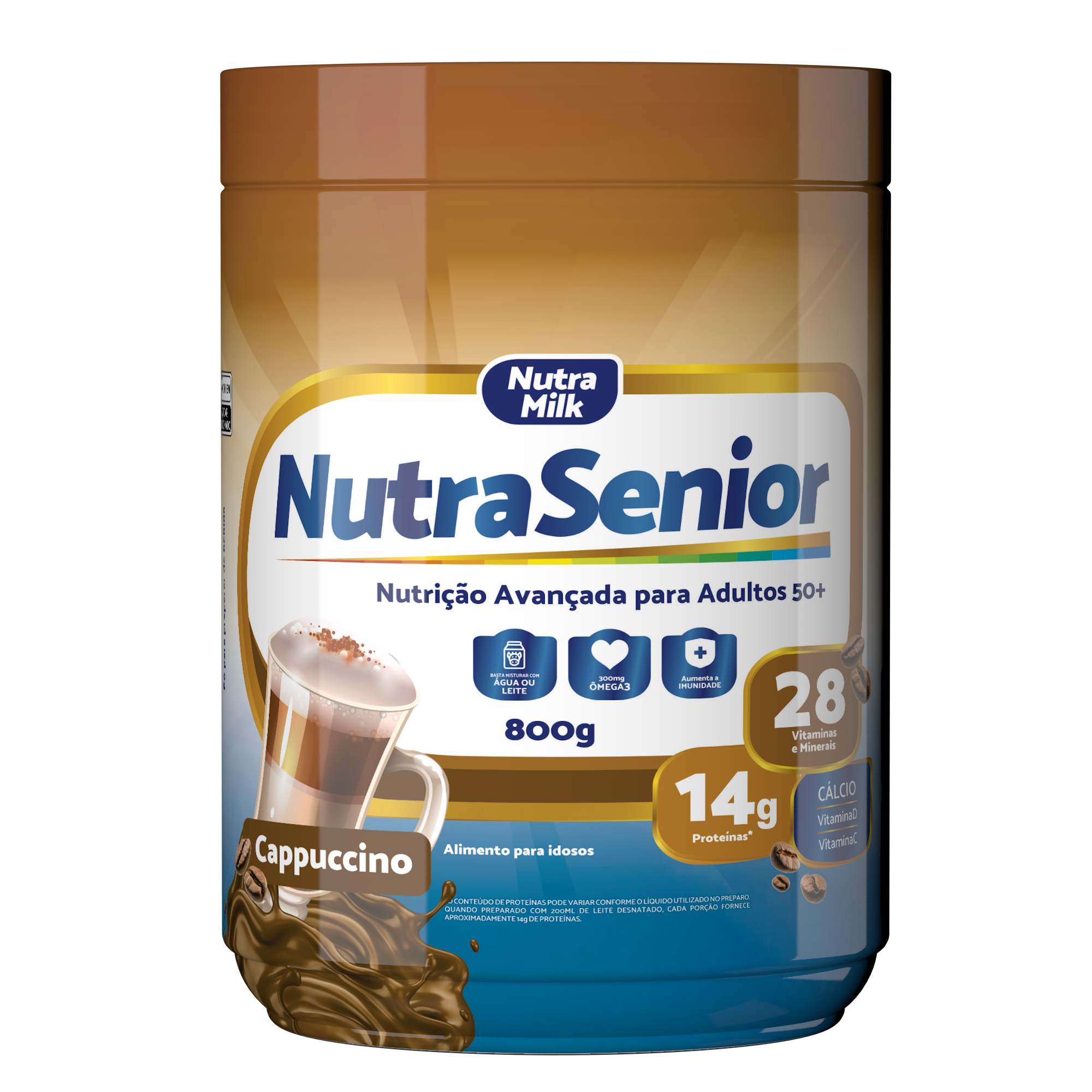 Nutra Senior Adulto 50+ Complemento Alimentar 800g + E-book