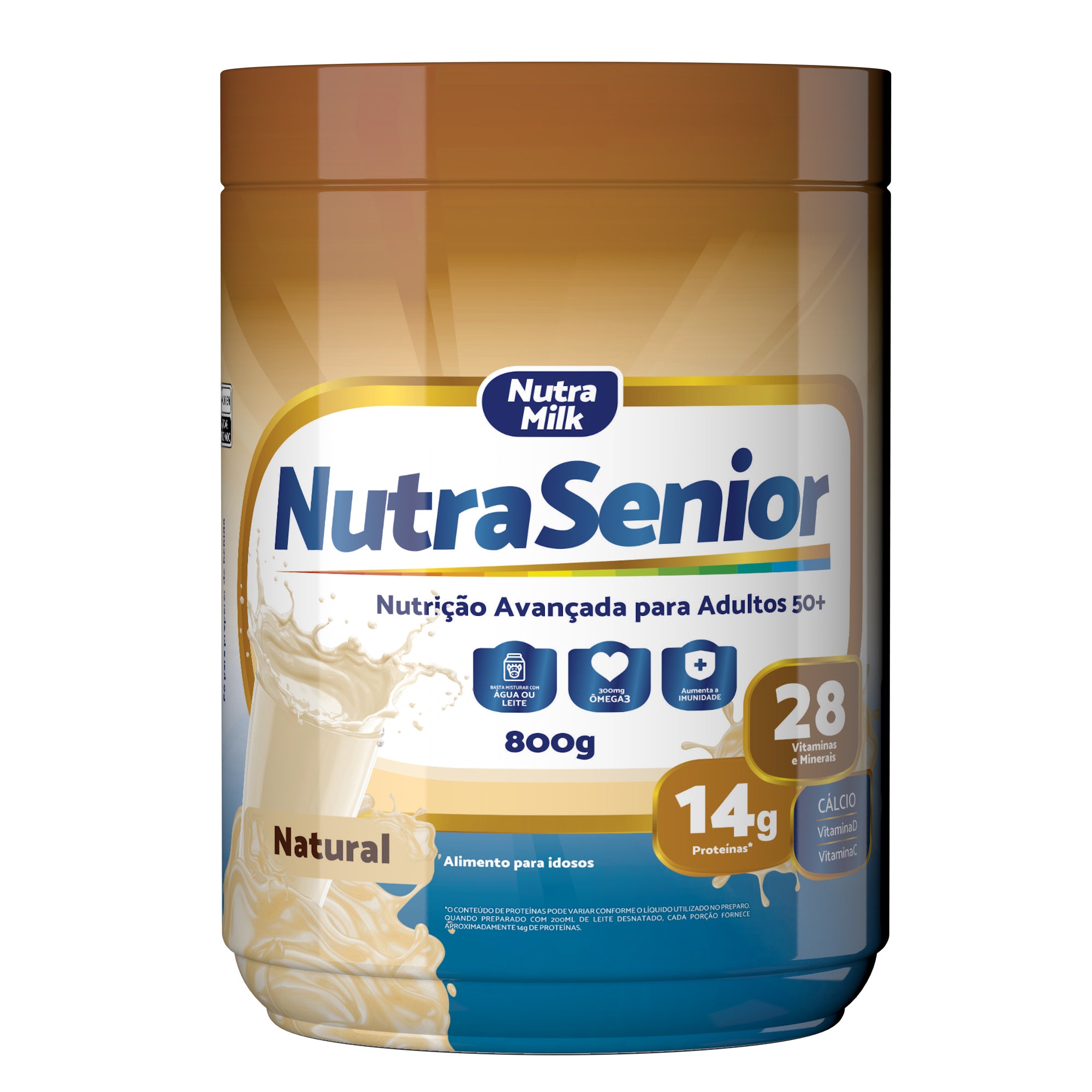 Nutra Senior Adulto 50+ Complemento Alimentar 800g + E-book