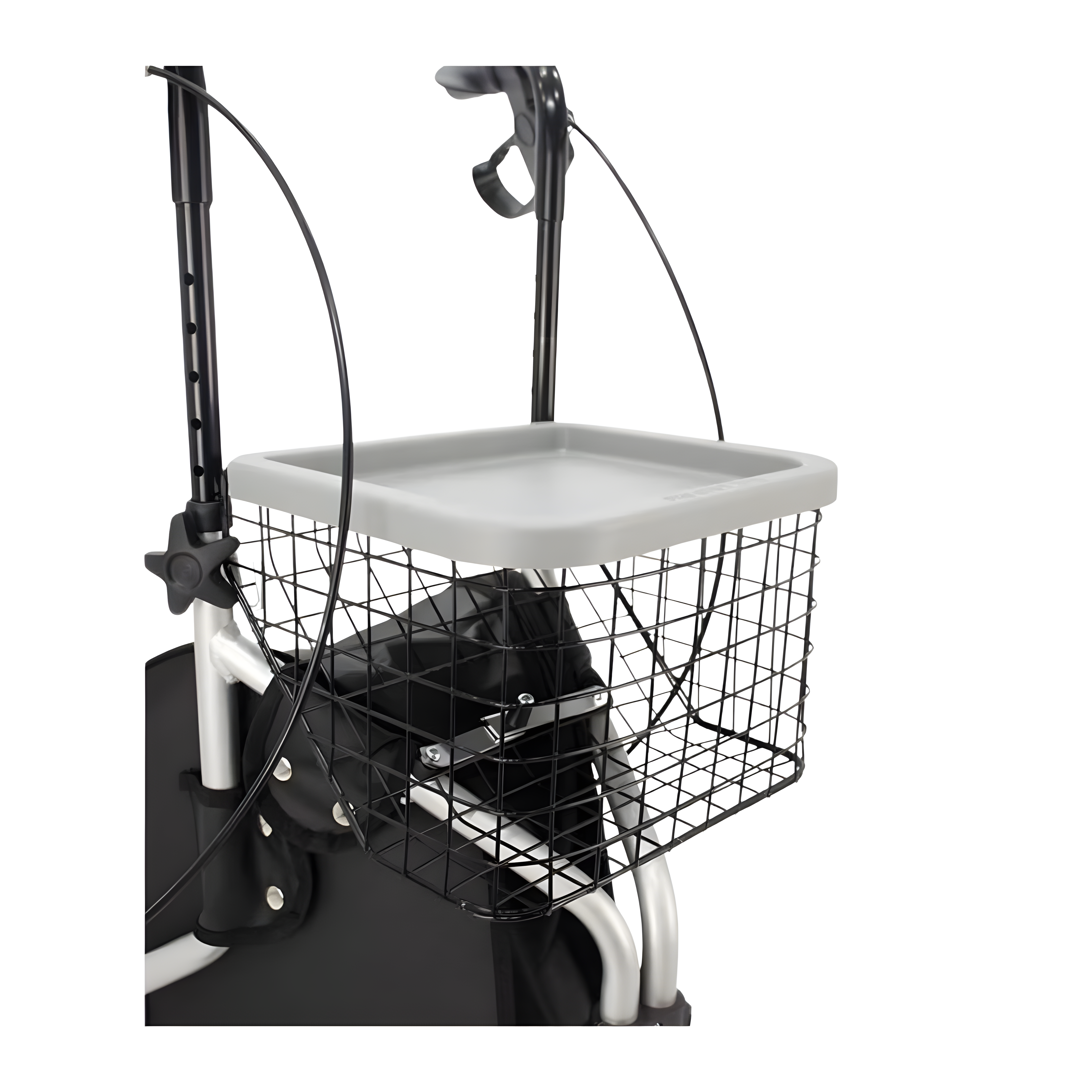 Andador 3 Rodas c/ Cesto até 80kg Supermedy