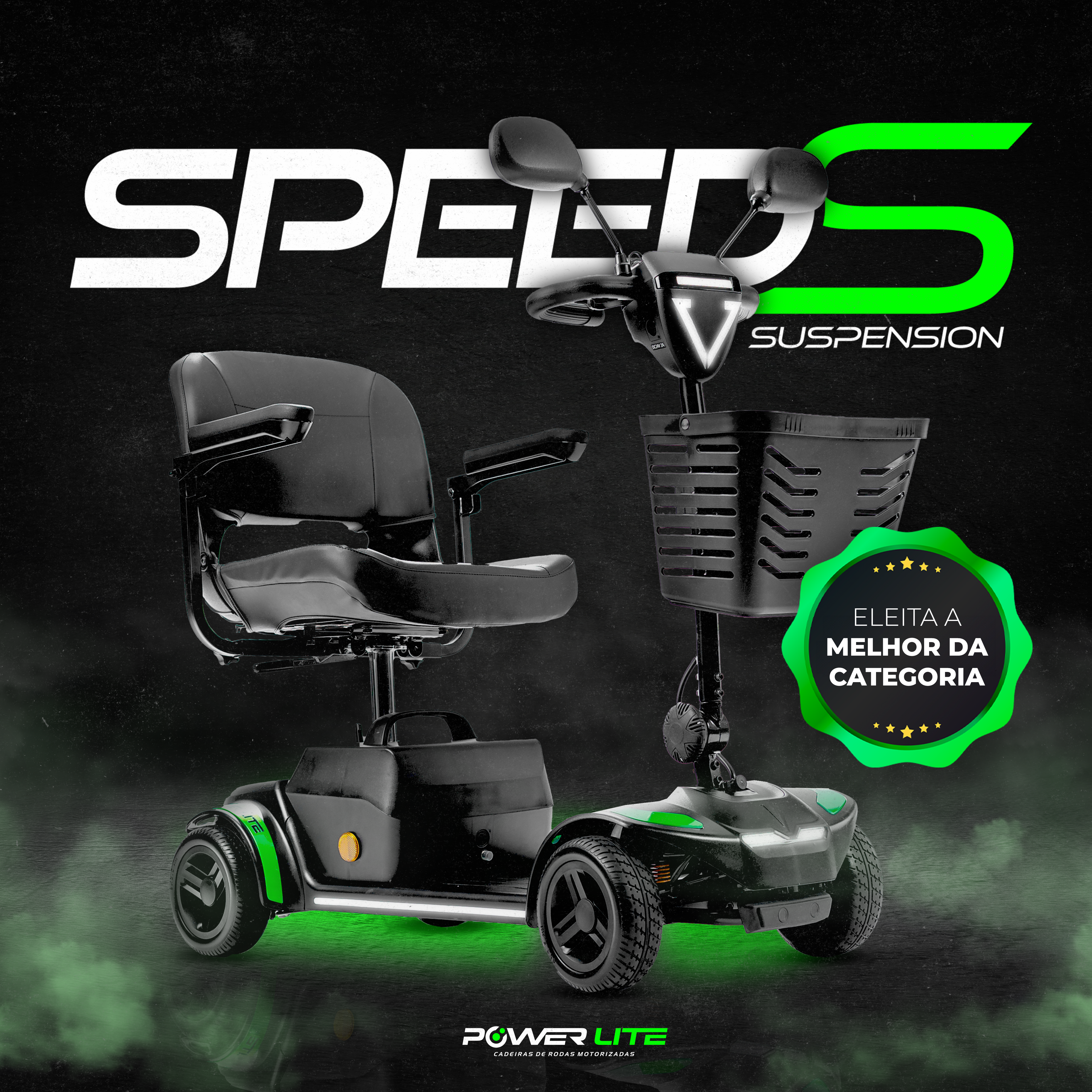 Scooter Elétrica Motorizada Speed S Power Lite