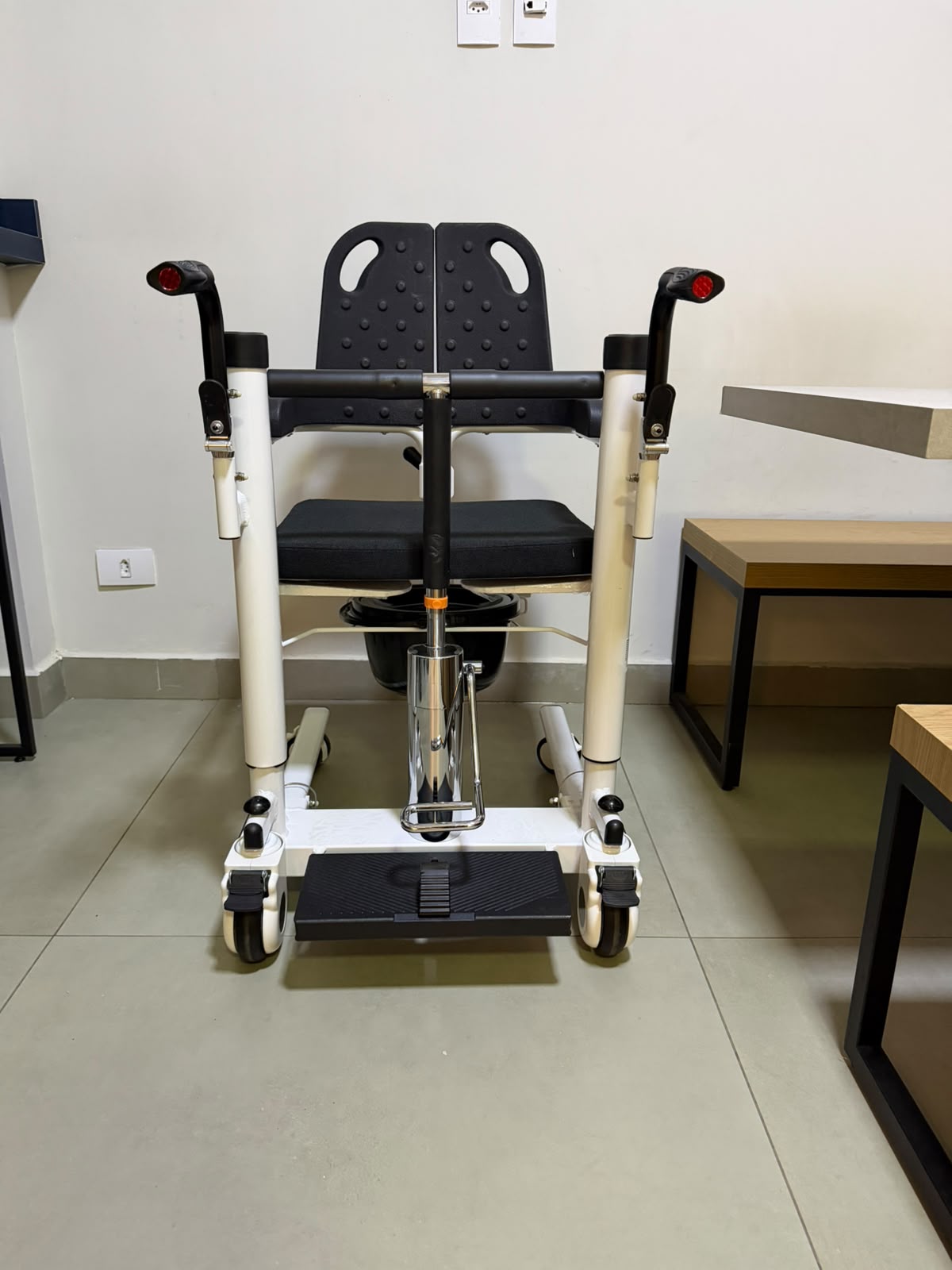 Cadeira de Transferência Em Aluminio - Supermedy - OUTLET