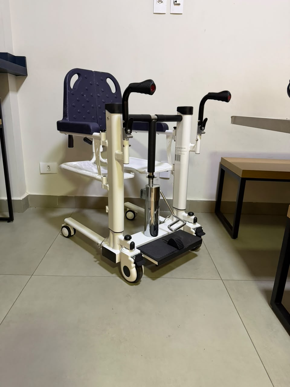 Cadeira de Transferência Em Aluminio - Supermedy - OUTLET