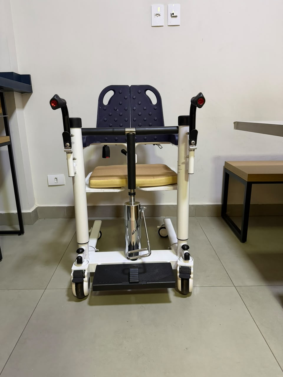 Cadeira de Transferência Em Aluminio - Supermedy - OUTLET