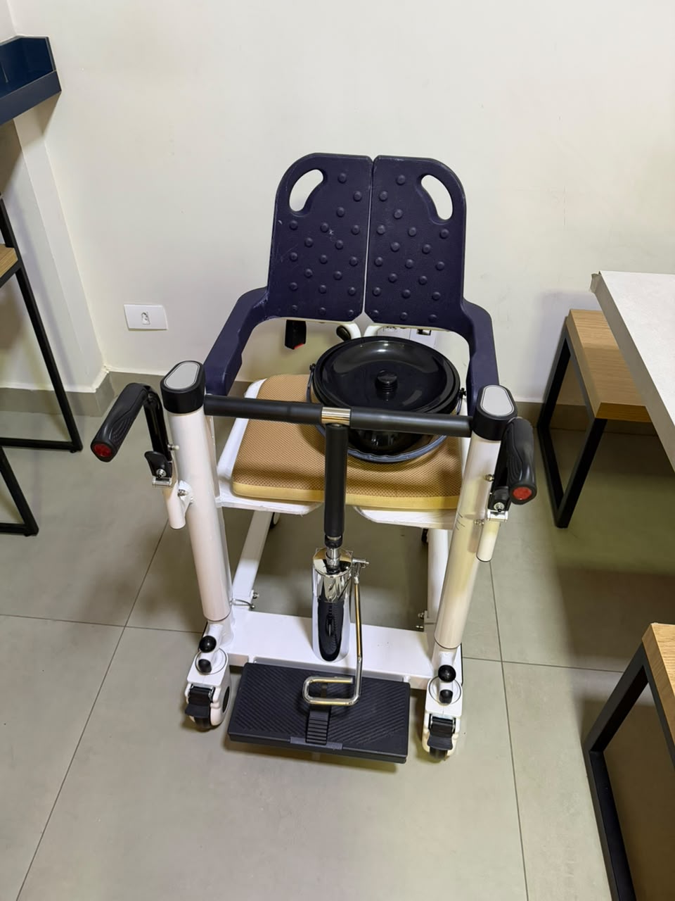 Cadeira de Transferência Em Aluminio - Supermedy - OUTLET