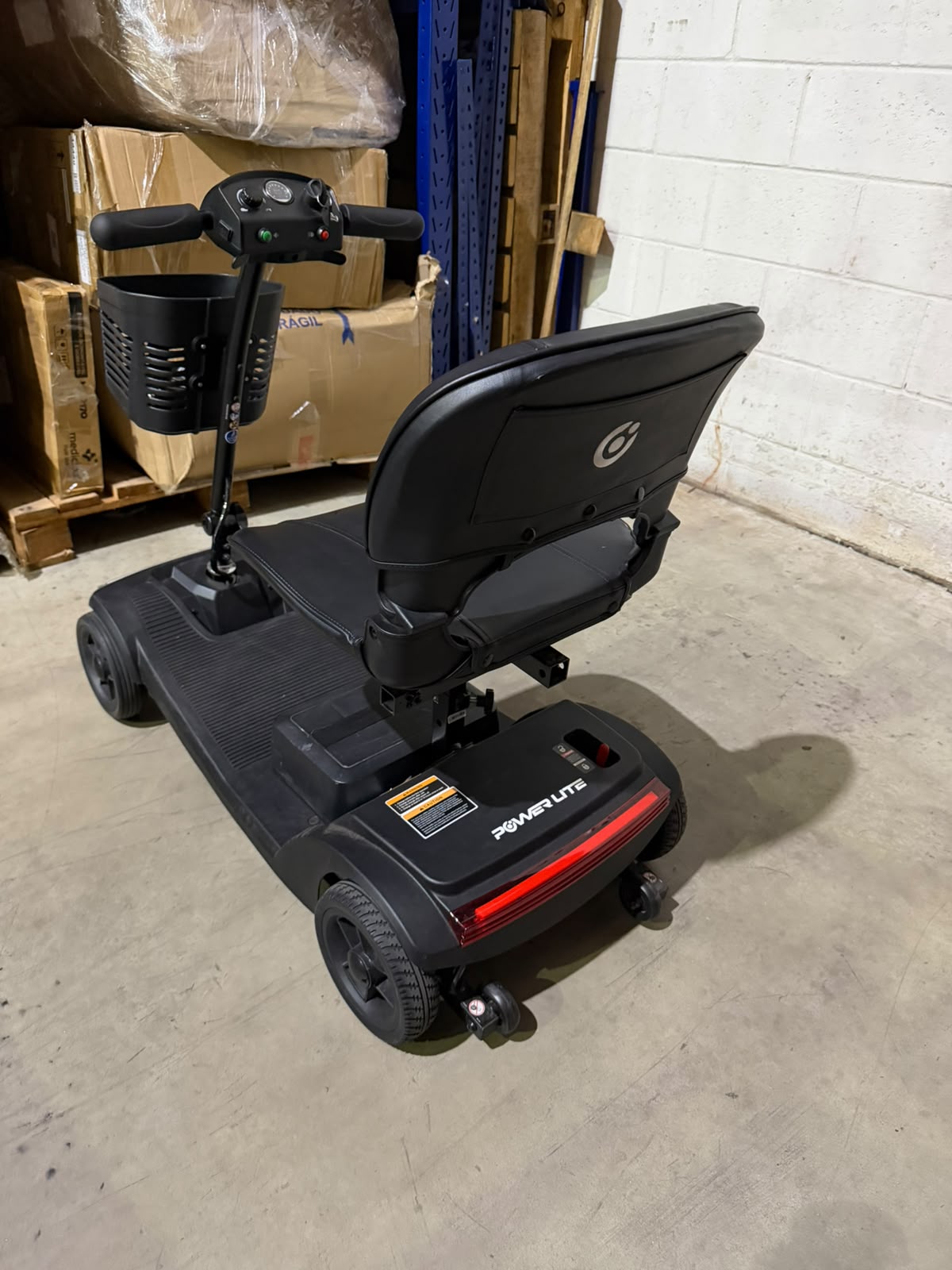Cadeira de Rodas Motorizada Scooter Elétrico Lumus até 120Kg - Power Lite - OUTLET