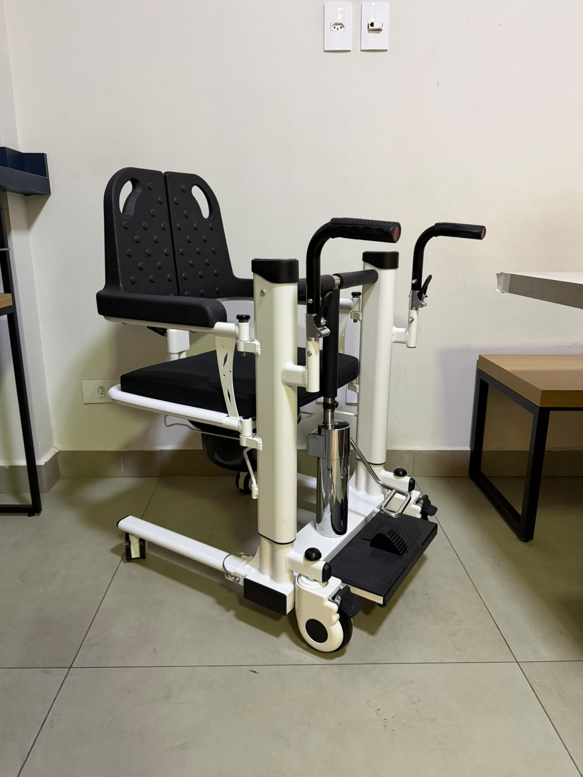 Cadeira de Transferência Em Aluminio - Supermedy - OUTLET