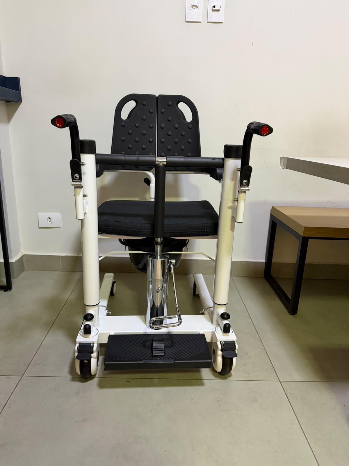 Cadeira de Transferência Em Aluminio - Supermedy - OUTLET