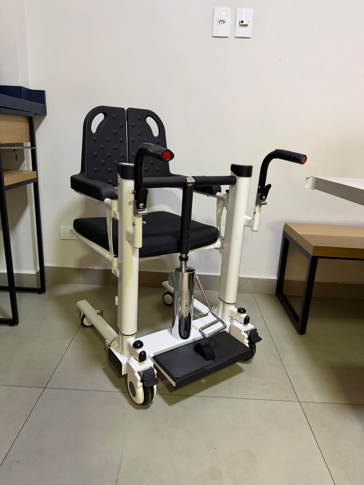 Cadeira de Transferência Em Aluminio - Supermedy - OUTLET