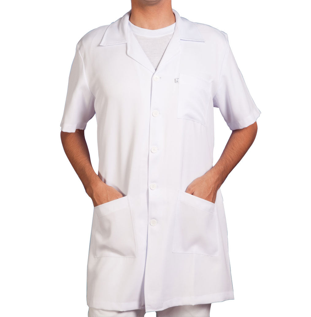 Jaleco Manga Curta Microfibra Masculino Aspen