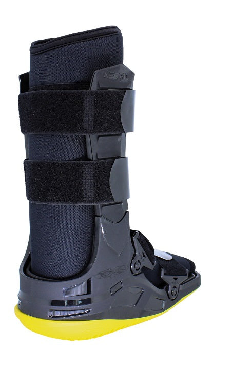 Bota Imobilizadora curta Preto/Amarelo Exofoot Kestal
