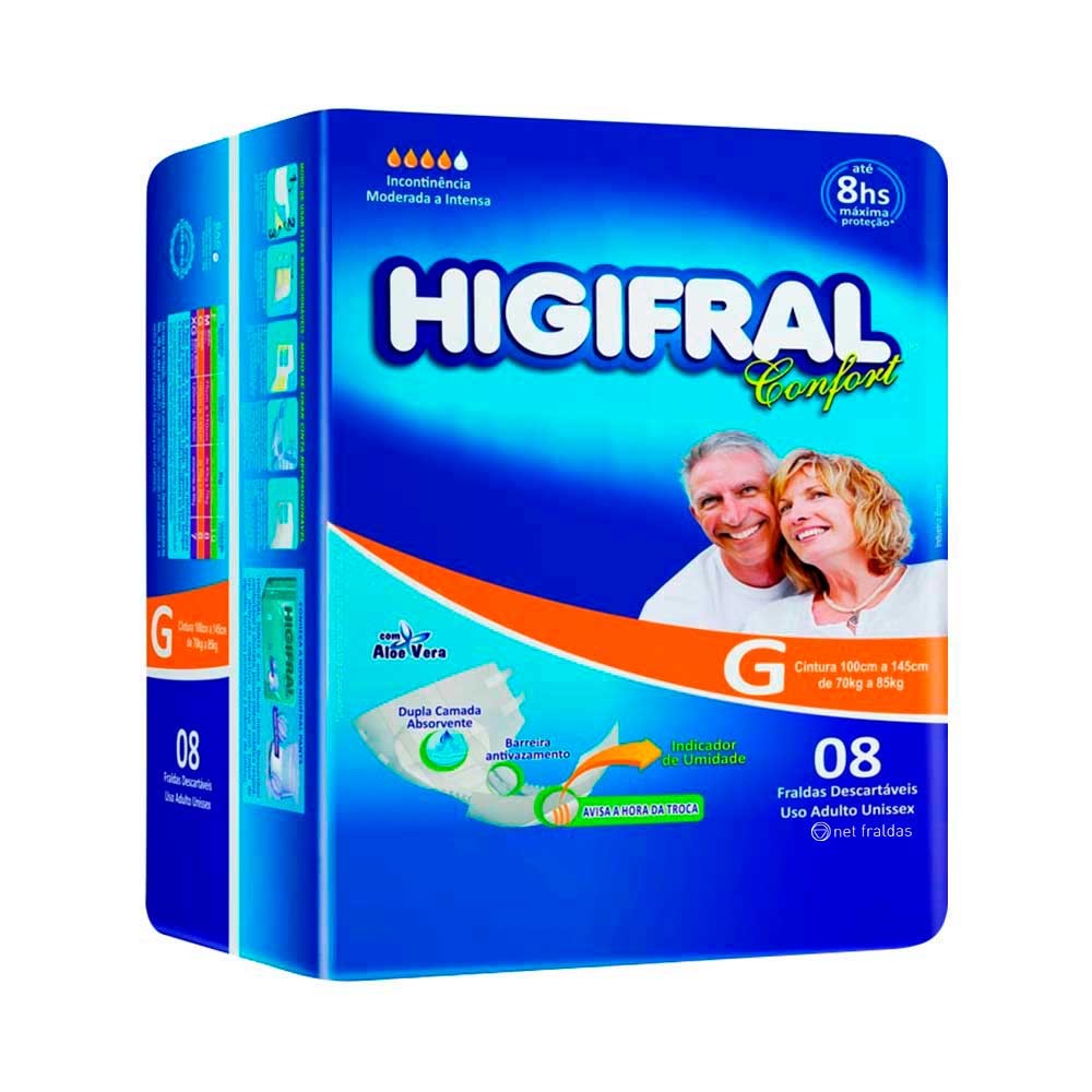Fralda Descartável Confort C/08 und Eurofral