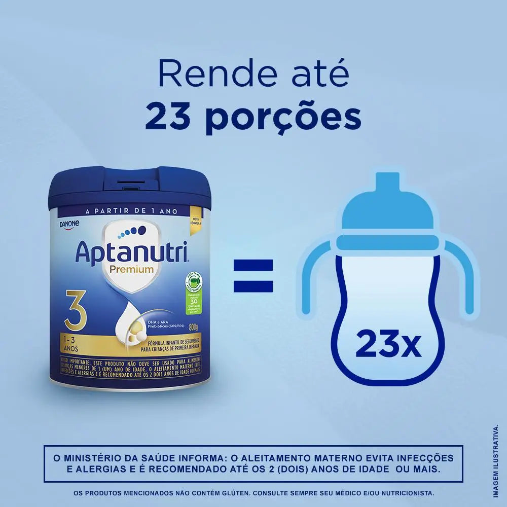 [QUEIMA] APTANUTRI PREMIUM 3 LATA 800 GR