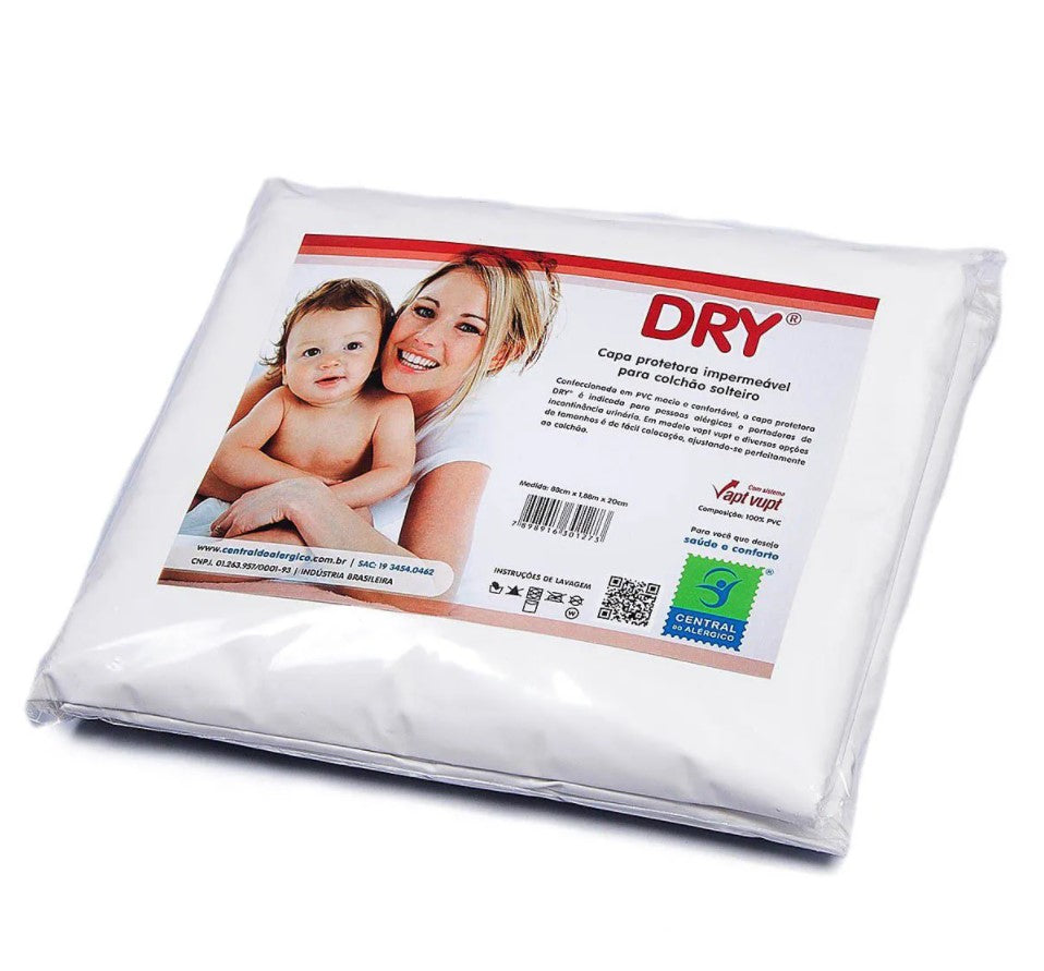 Capa para Colchão Dry 100% PVC Vapt Vupt Solteiro 88 x 1,88 x 20 cm