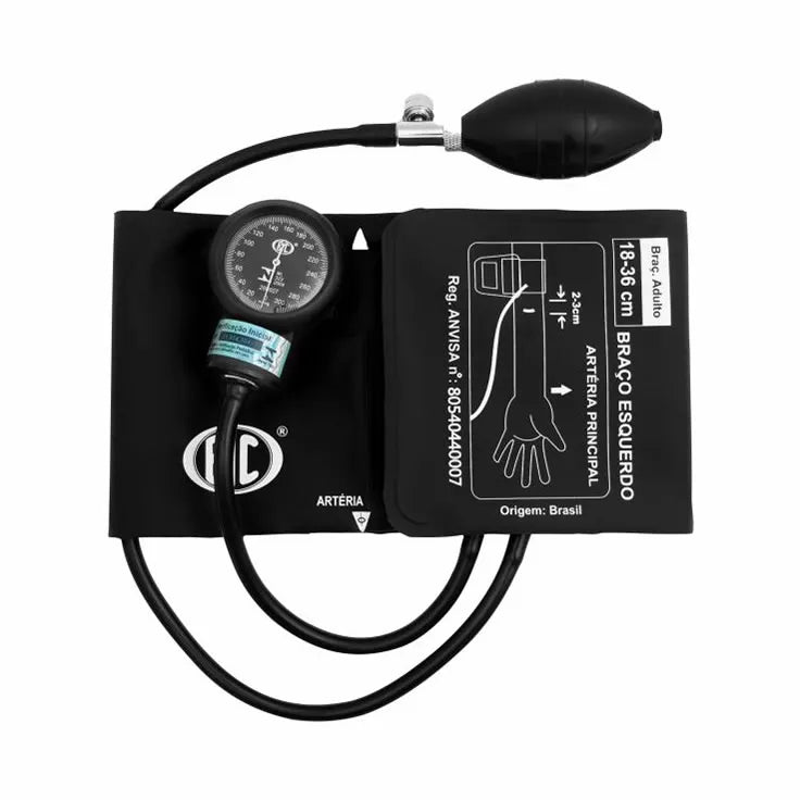Aparelho de Pressão Adulto New Innova Plus Preto BIC