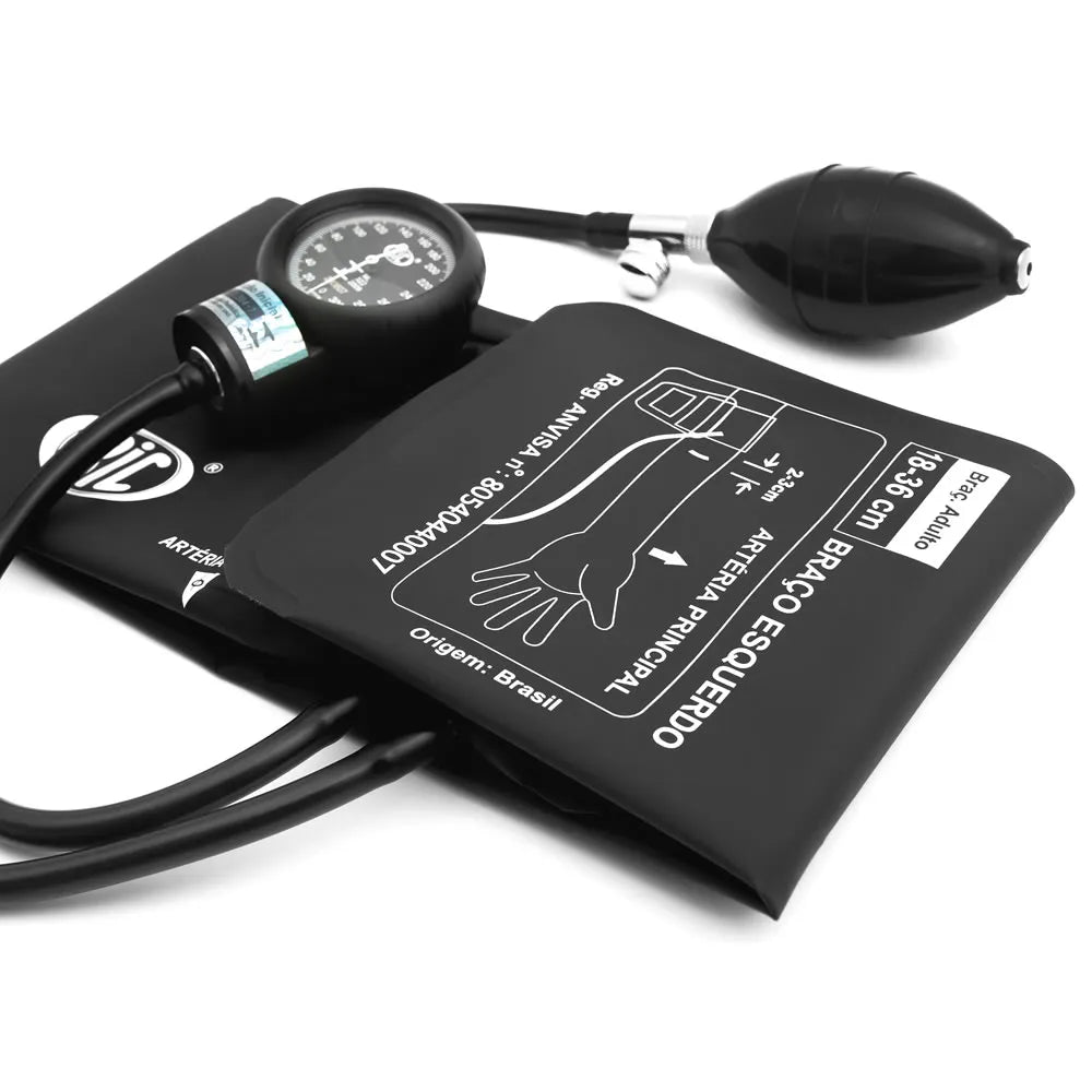 Aparelho de Pressão Adulto New Innova Plus Preto BIC