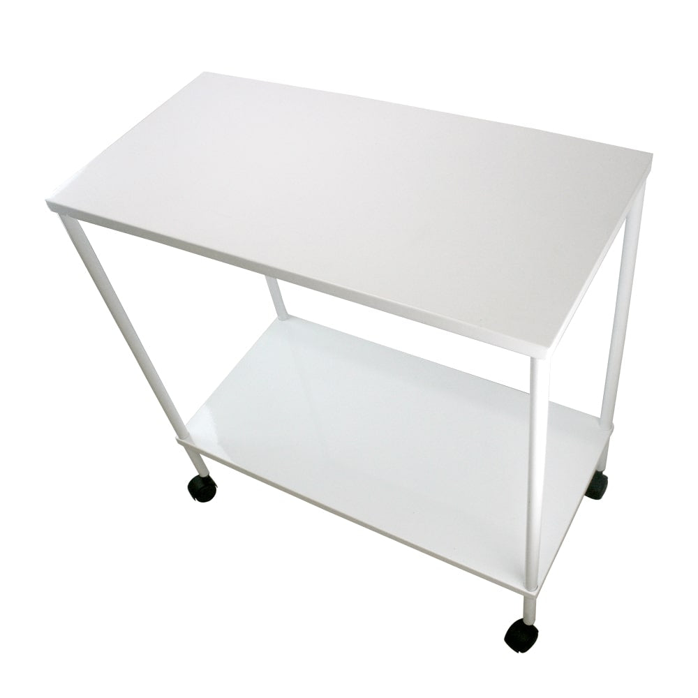 Mesa Auxiliar Metron 40x60x80cm Esmaltada com Rodízios