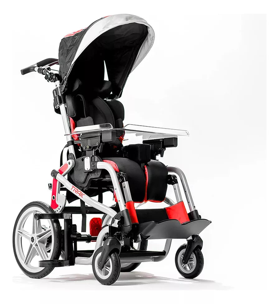 Carrinho Postural Infantil Trak Vermelho Até 36 Kg Leggero