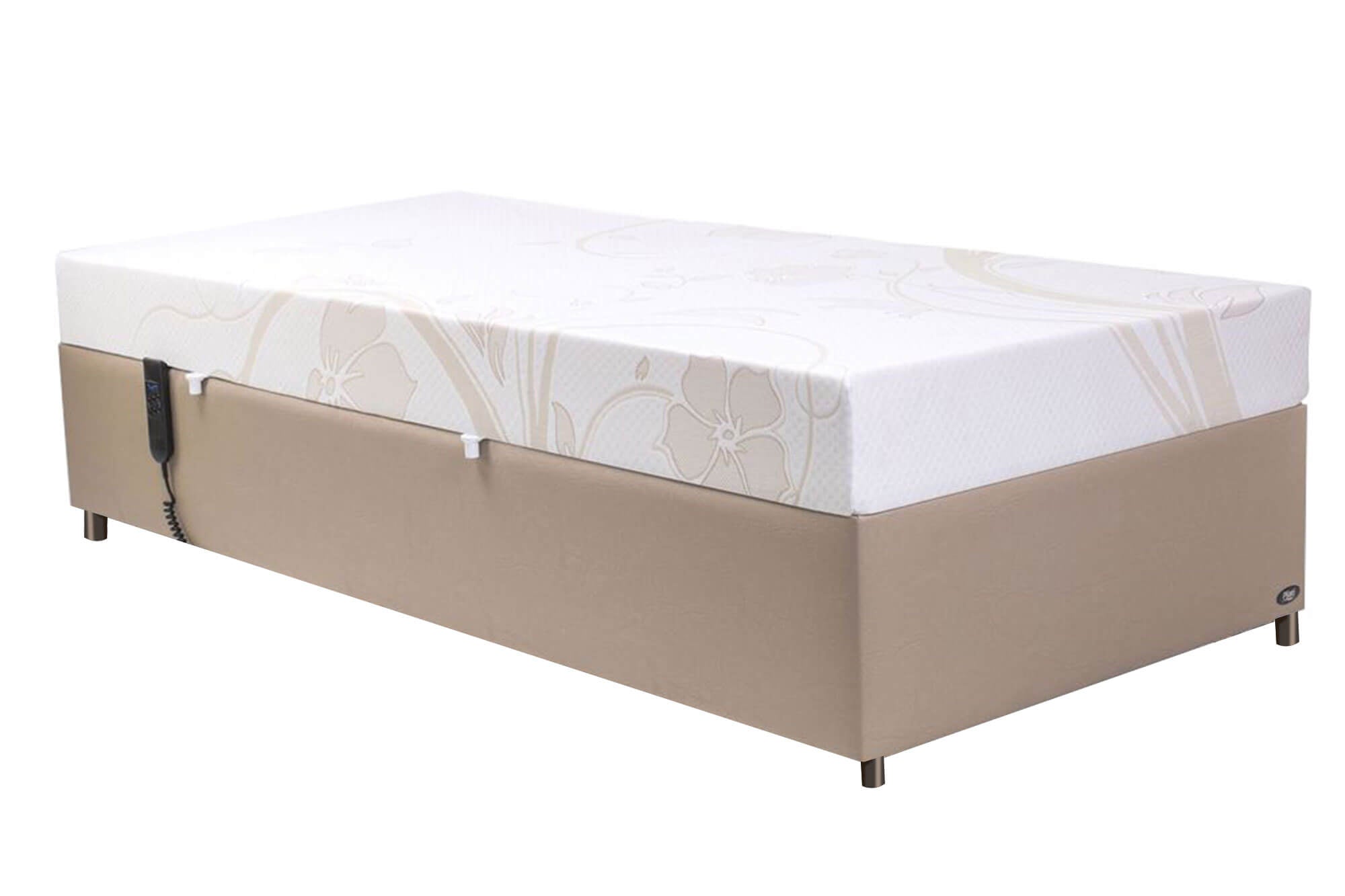 Cama Motorizada Fowler Century 0,89x1,89m com Colchão Acoplado Pilati