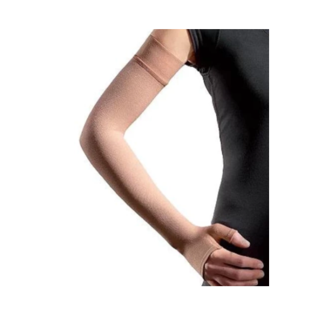 Braçadeira até a Mão com Polegar 20-30mmHg Média Compressão Sigvaris + E-book