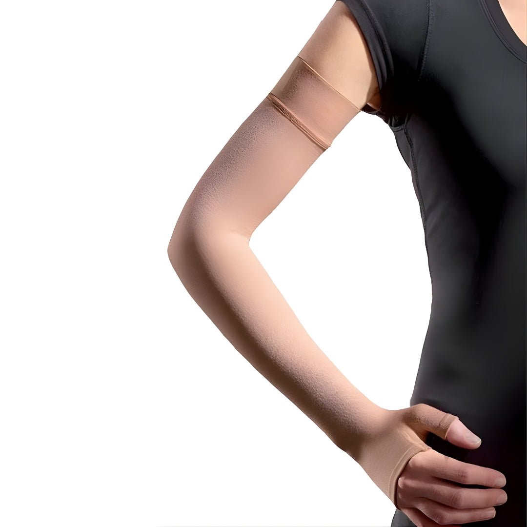 Braçadeira até a Mão com Polegar 20-30mmHg Média Compressão Sigvaris + E-book