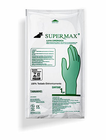 Luva Cirurgica Estéril Supermax