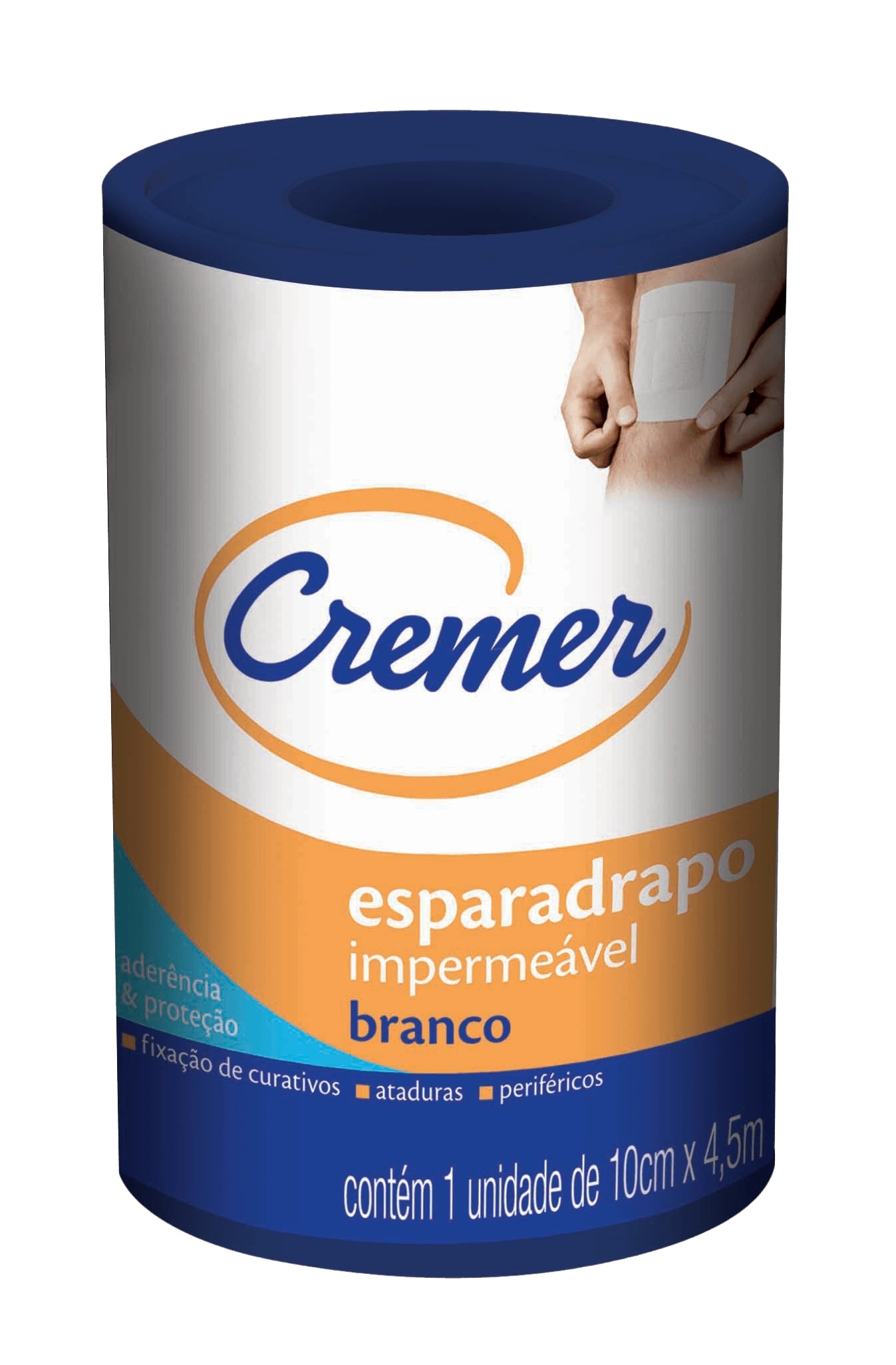 Esparadrapo com Capa 10x4,5mt Branco Cremer