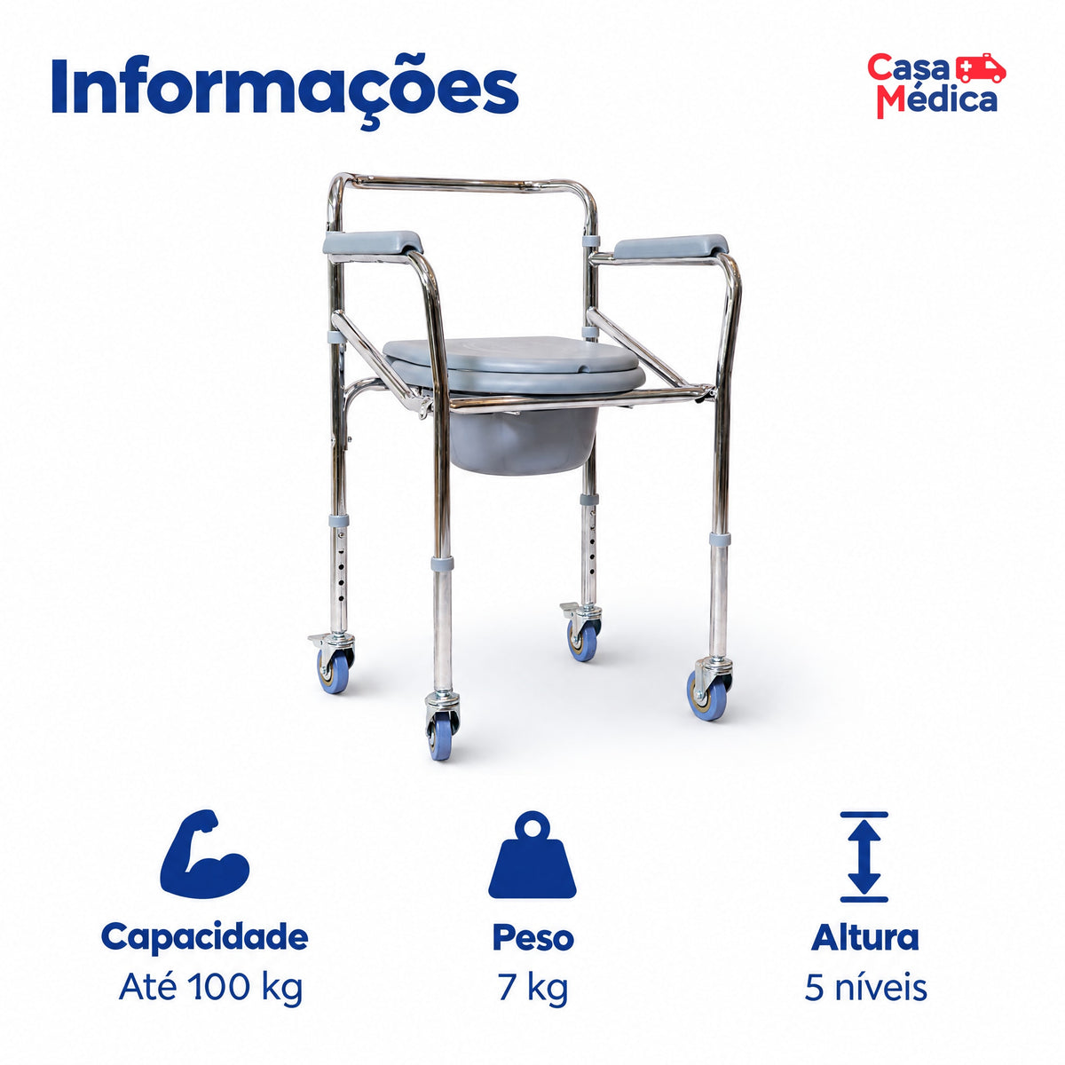 Cadeira de Banho B20 Supermedy - imagem 2
