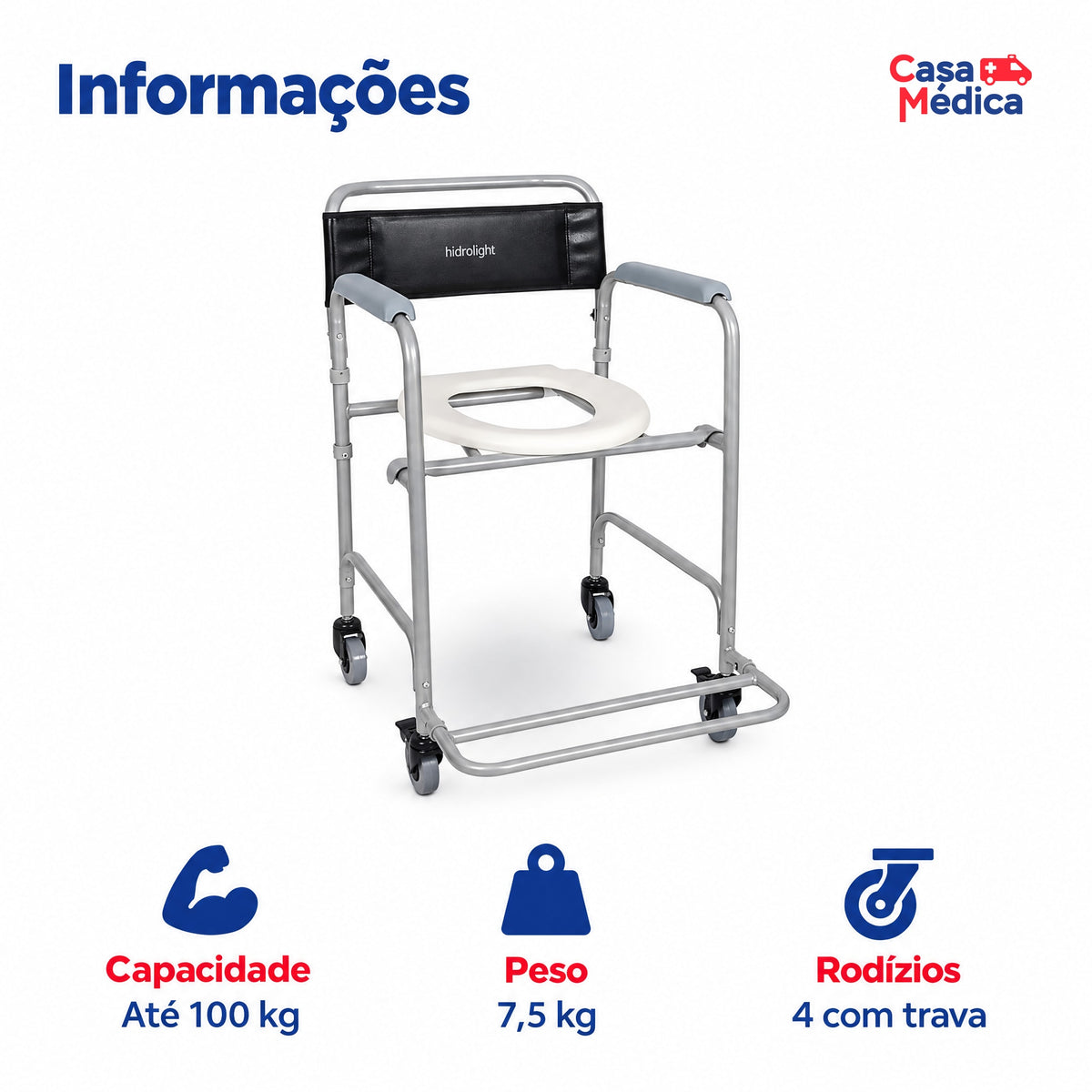 Cadeira de Banho SC103 Hidrolight - imagem 1