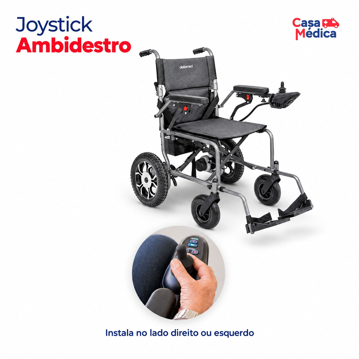 Cadeira Motorizada D750 Dellamed - imagem 3