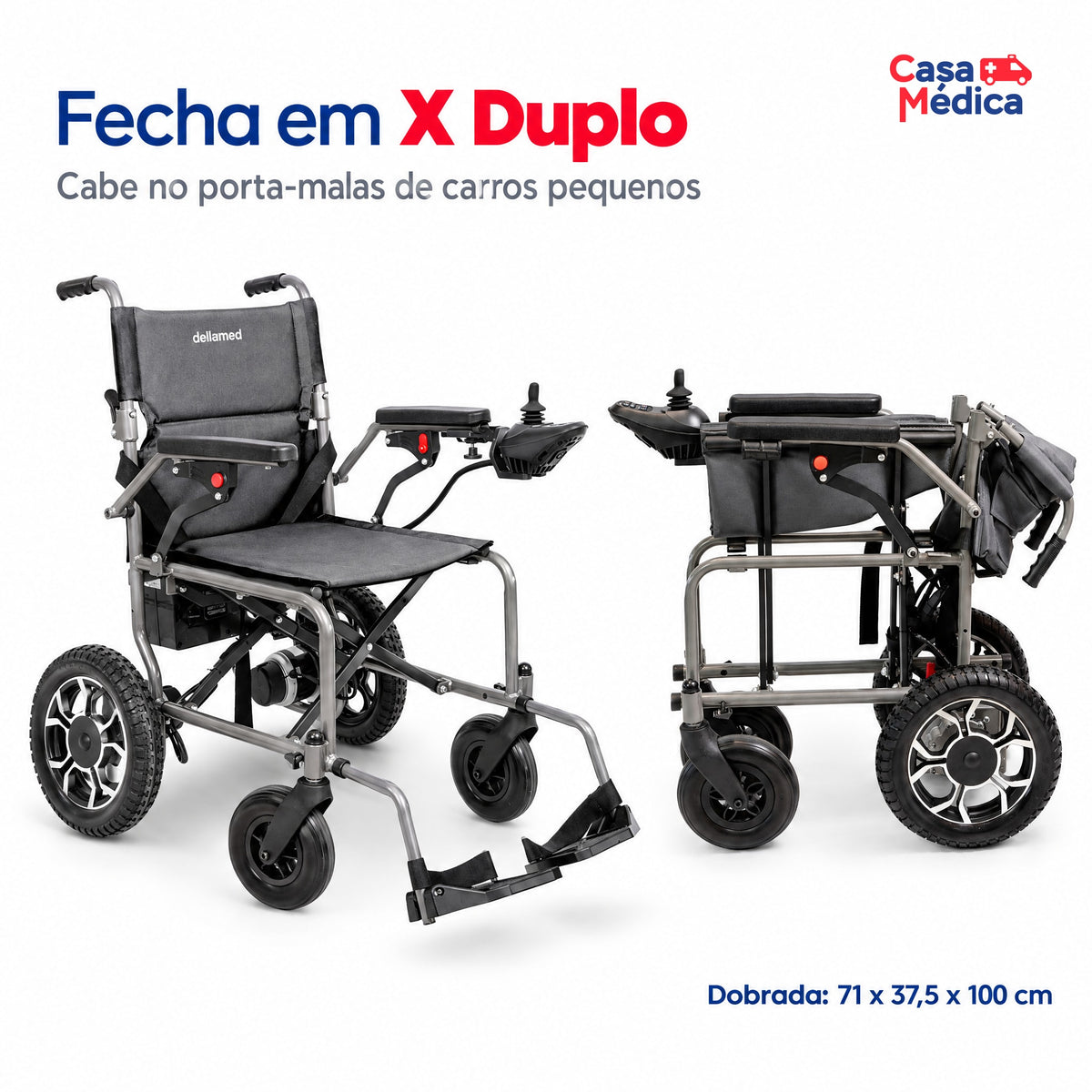 Cadeira Motorizada D750 Dellamed - imagem 4