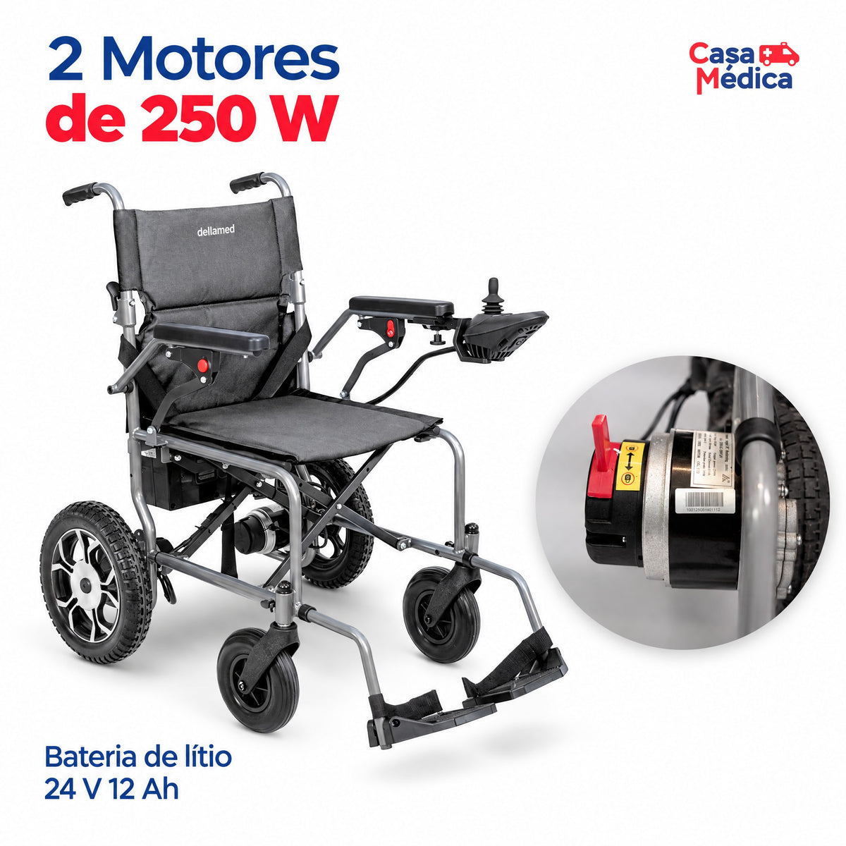 Cadeira Motorizada D750 Dellamed - imagem 5
