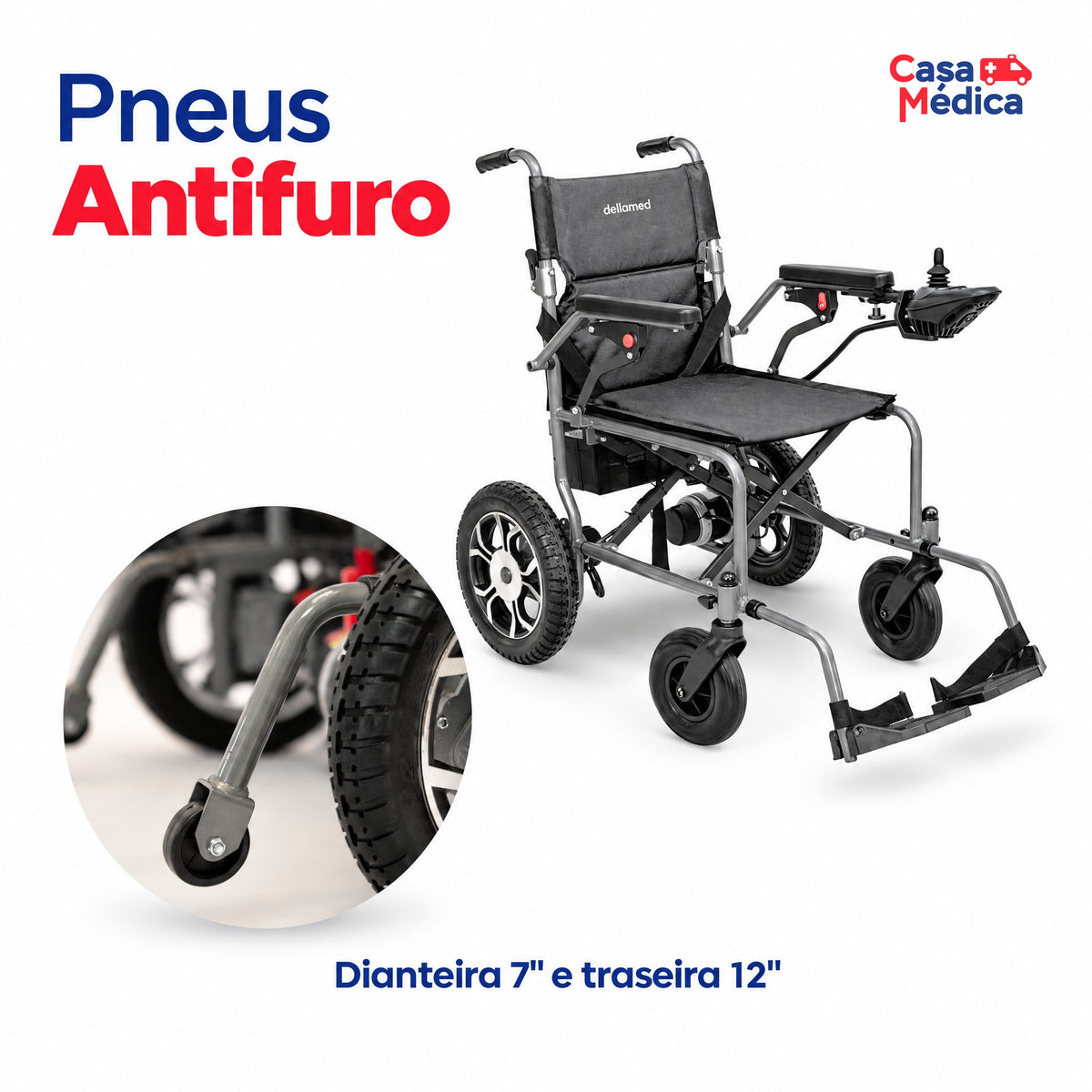 Cadeira Motorizada D750 Dellamed - imagem 6