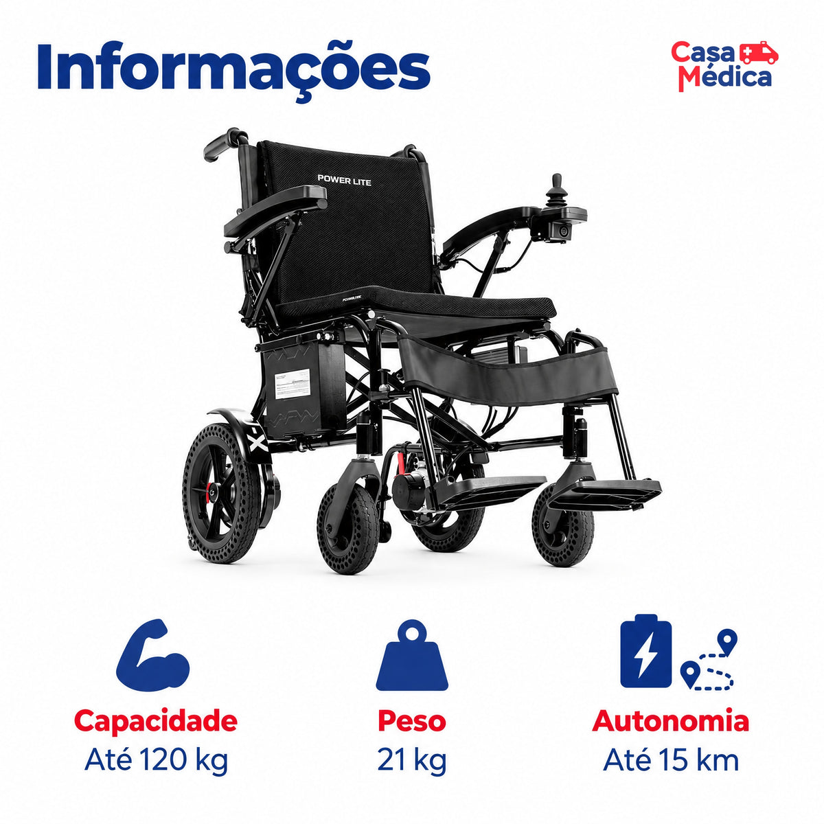 Cadeira Motorizada Lite X Power Lite - imagem 2