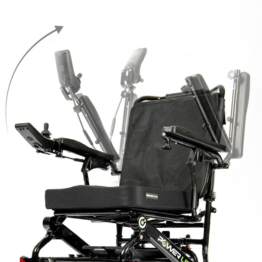Cadeira De Rodas Motorizada Pop Compact Street Preta - Power Lite