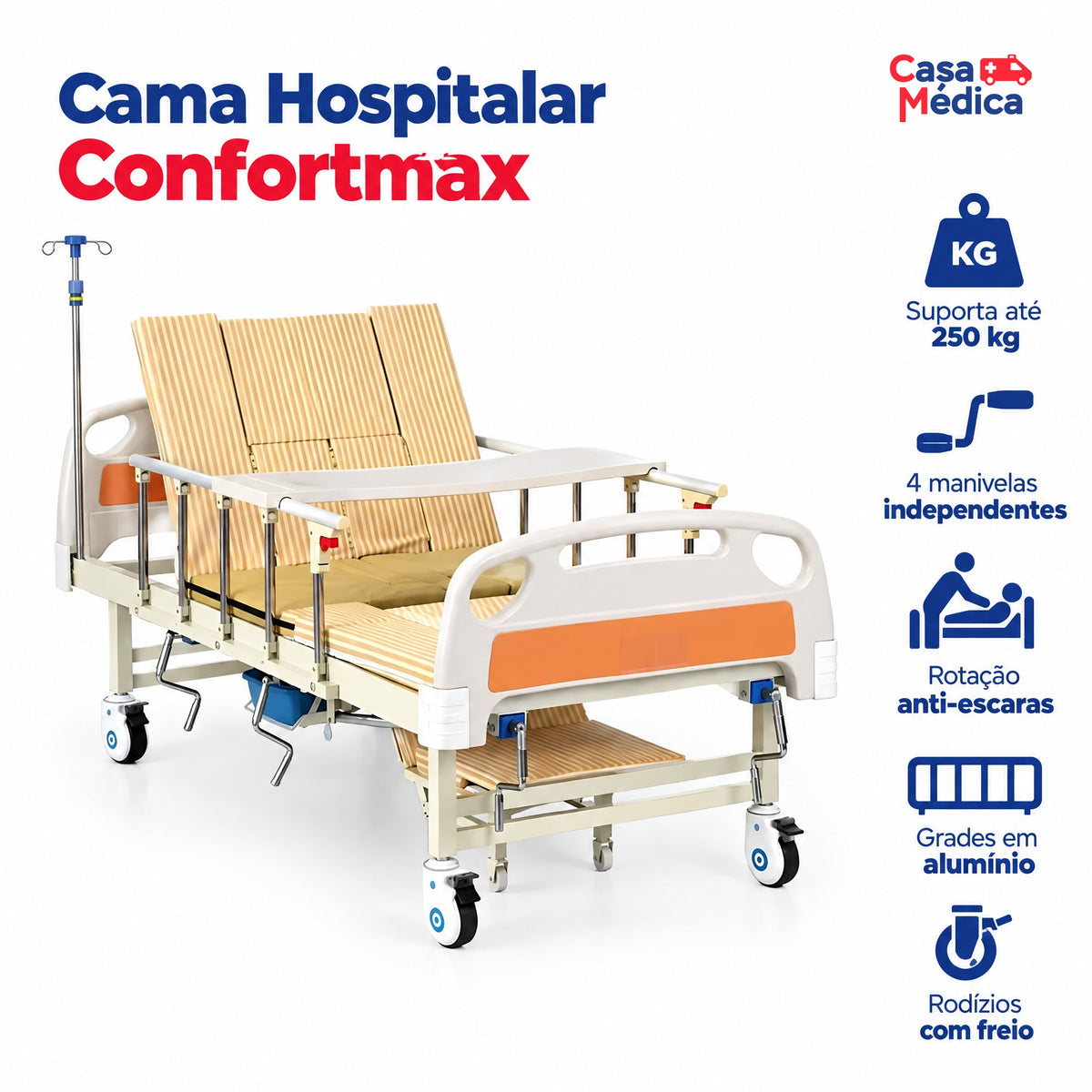 Cama Hospitalar Confortmax Supermedy - imagem 7