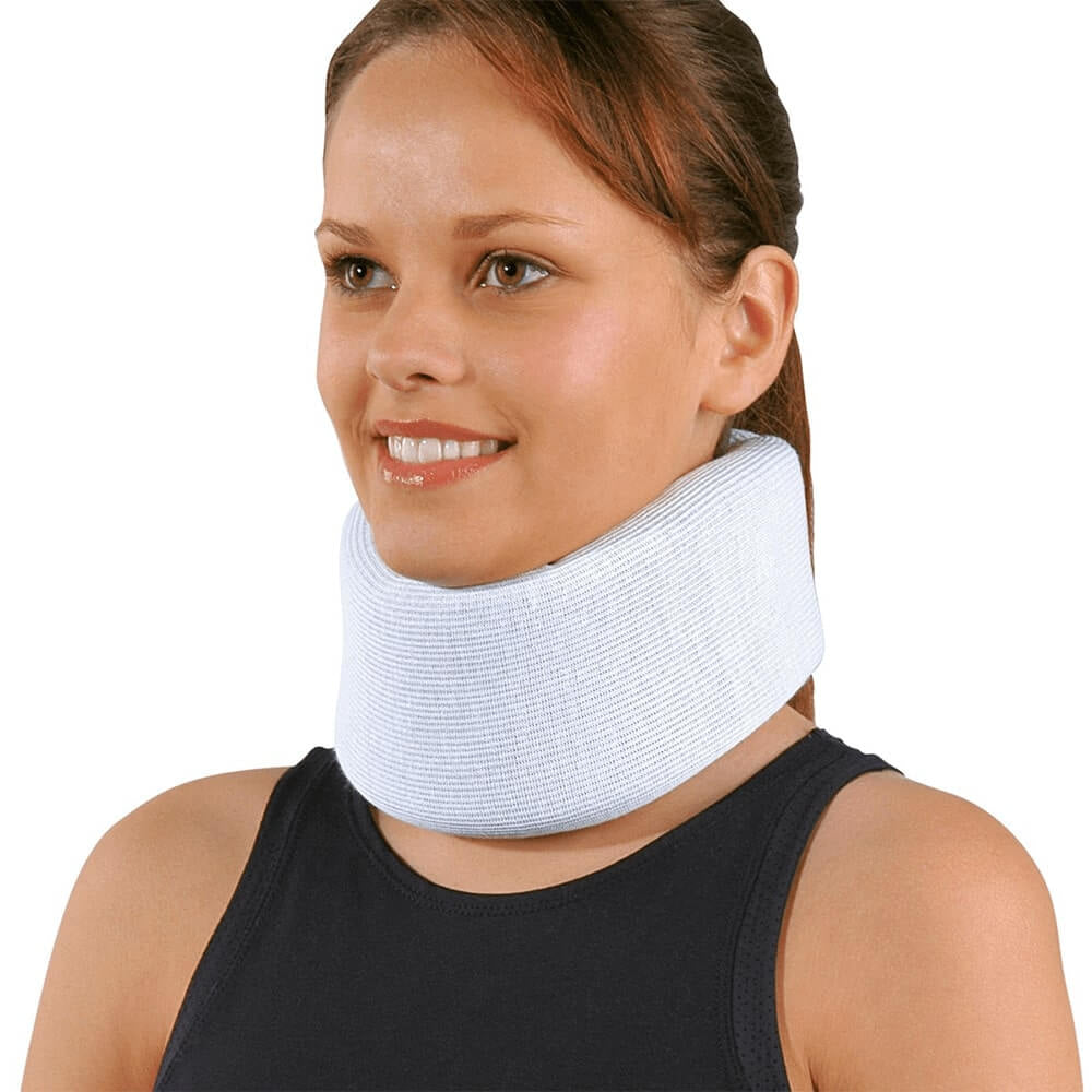 Colar Cervical Espuma Branco G Mercur