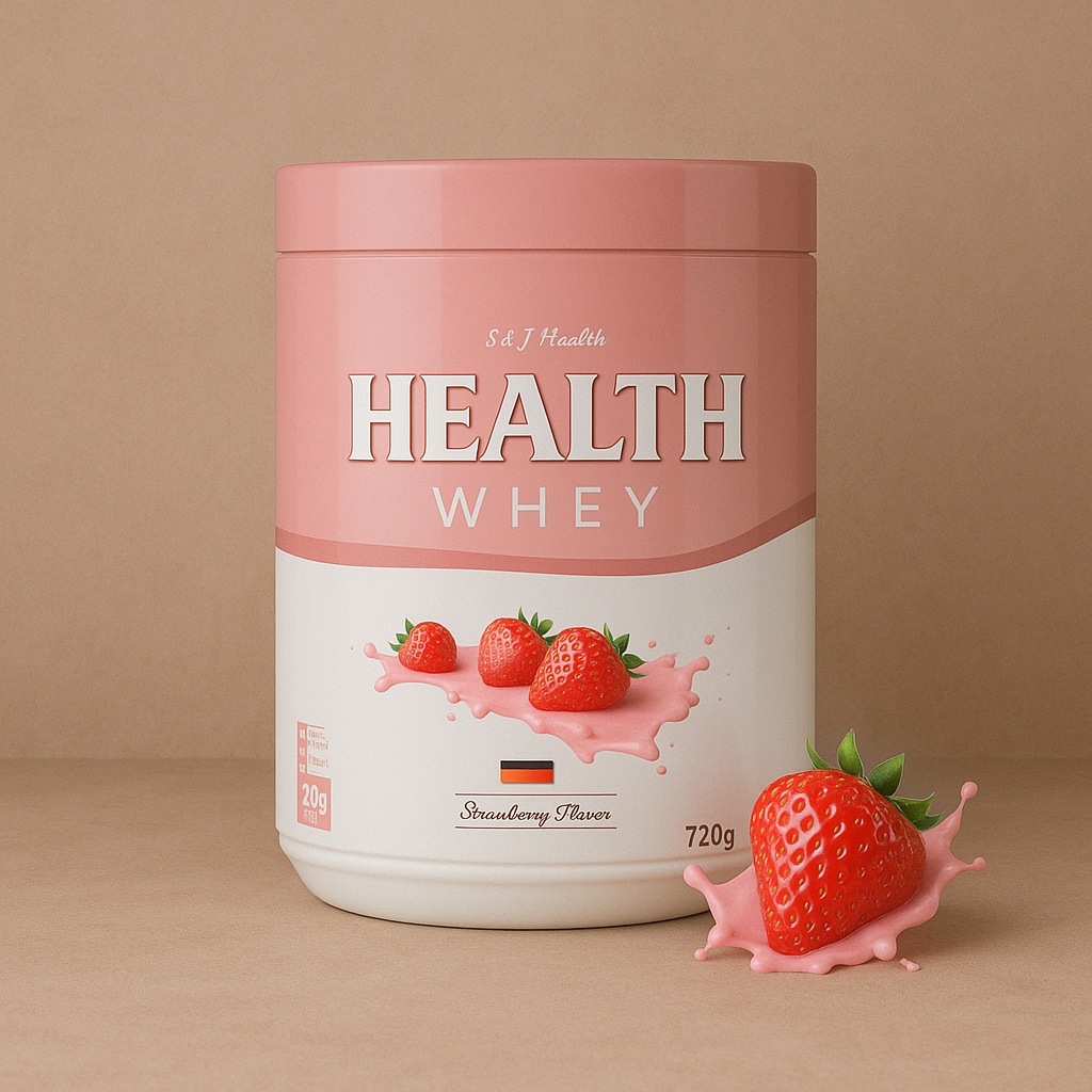 Health Whey Tripla Ação - Whey Protein + Creatina + Glutamina 720g